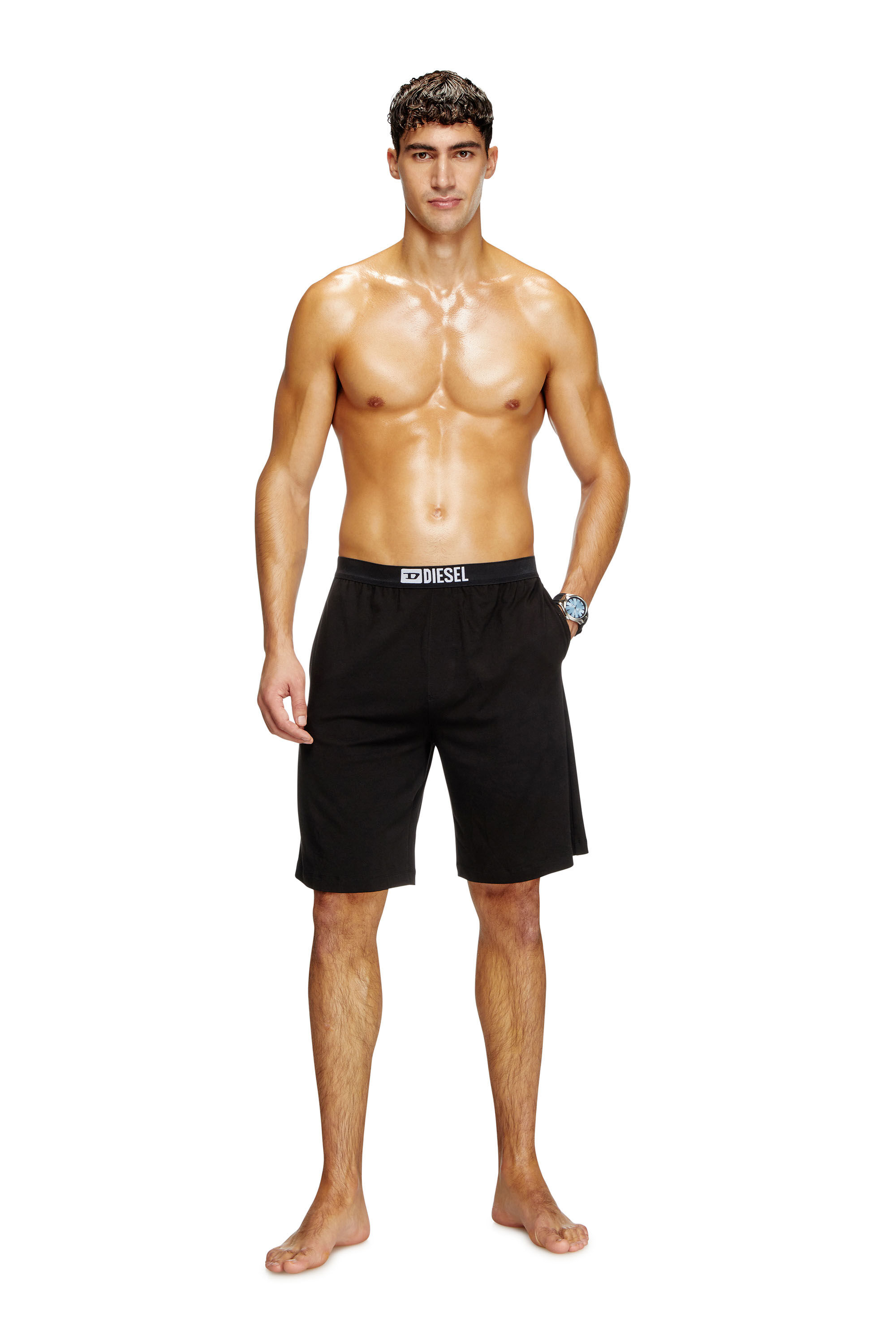 Diesel - ADAM-D-BOX, Bóxers extralargos Hombre in Negro - 1