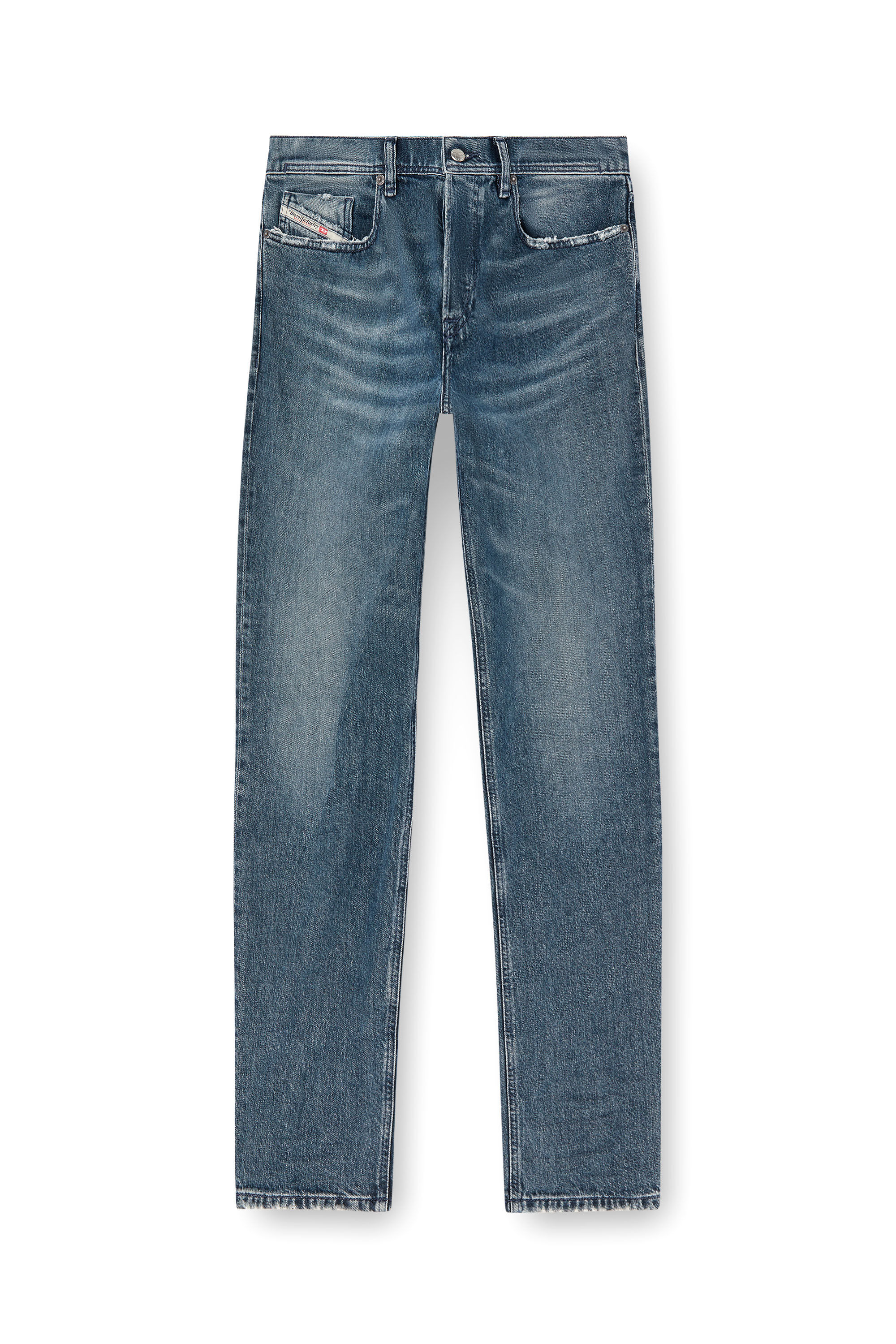 Diesel - Regular Jeans 2023 D-Finitive 007Y7 Hombre, Azul medio - 2