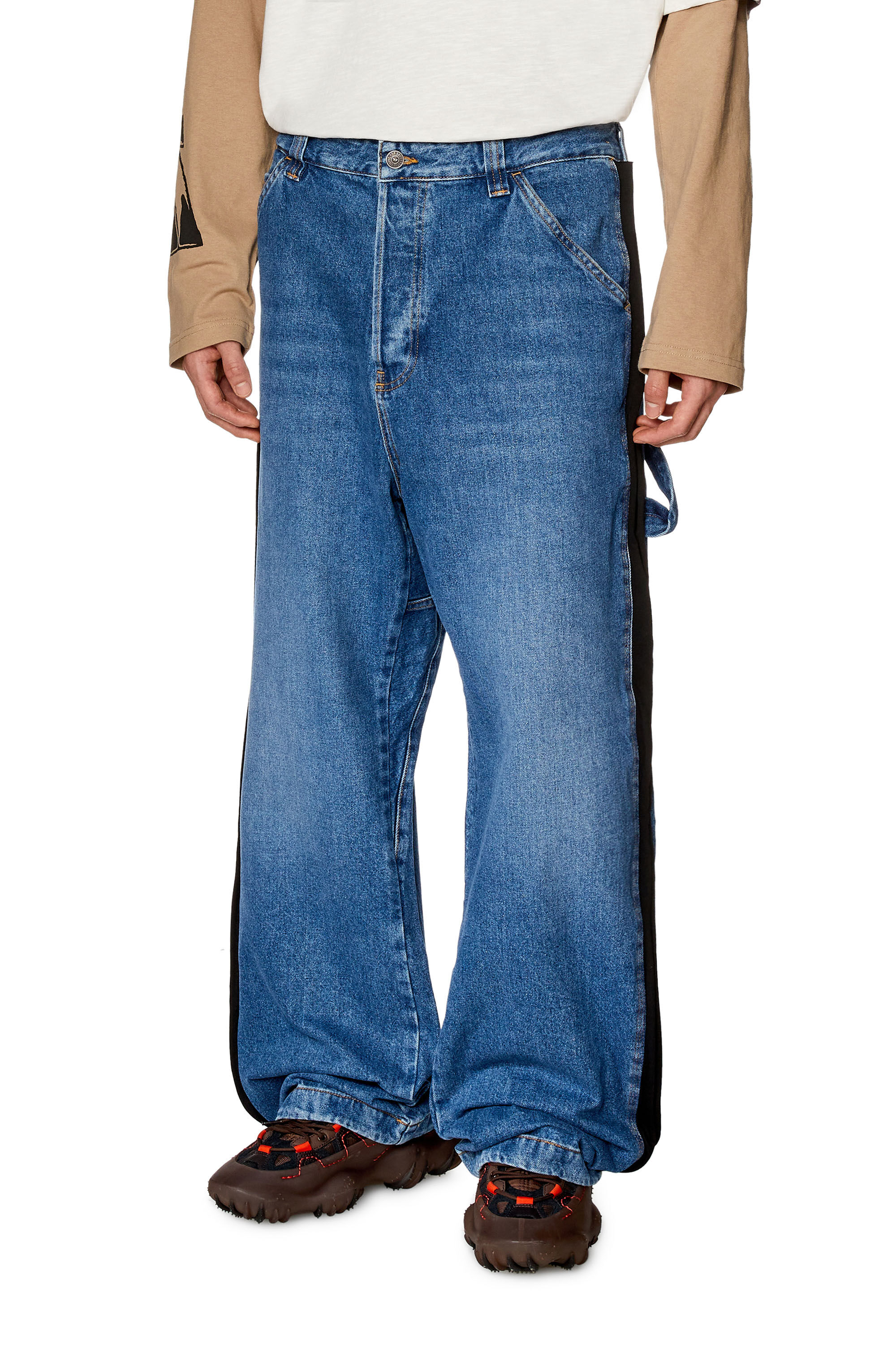 Diesel - Straight Jeans D-Livery 0HJAV, Azul medio - Image 3