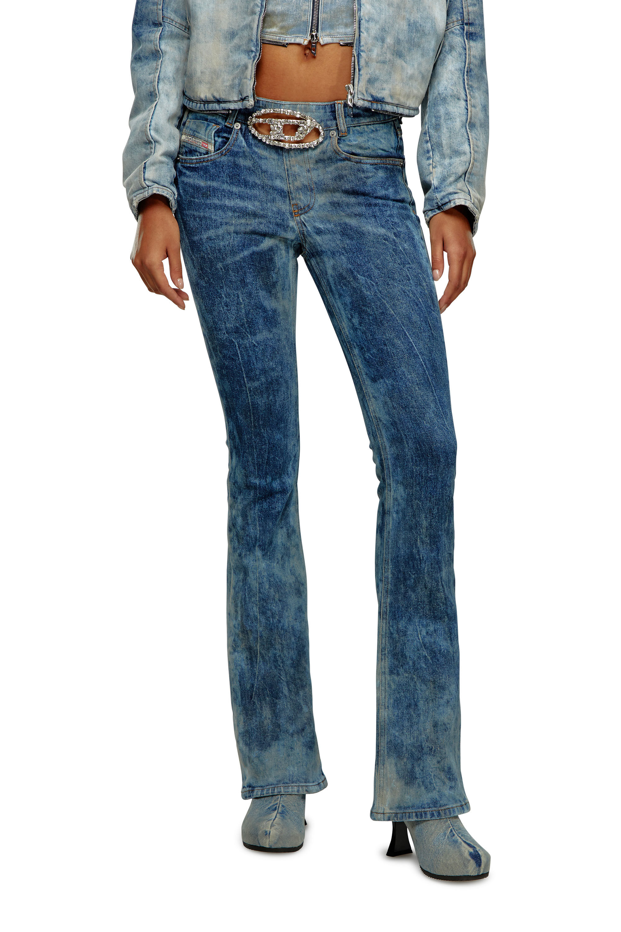 Diesel - Bootcut and Flare Jeans 1969 D-Ebbey 0PGAL, Azul Oscuro - Image 3