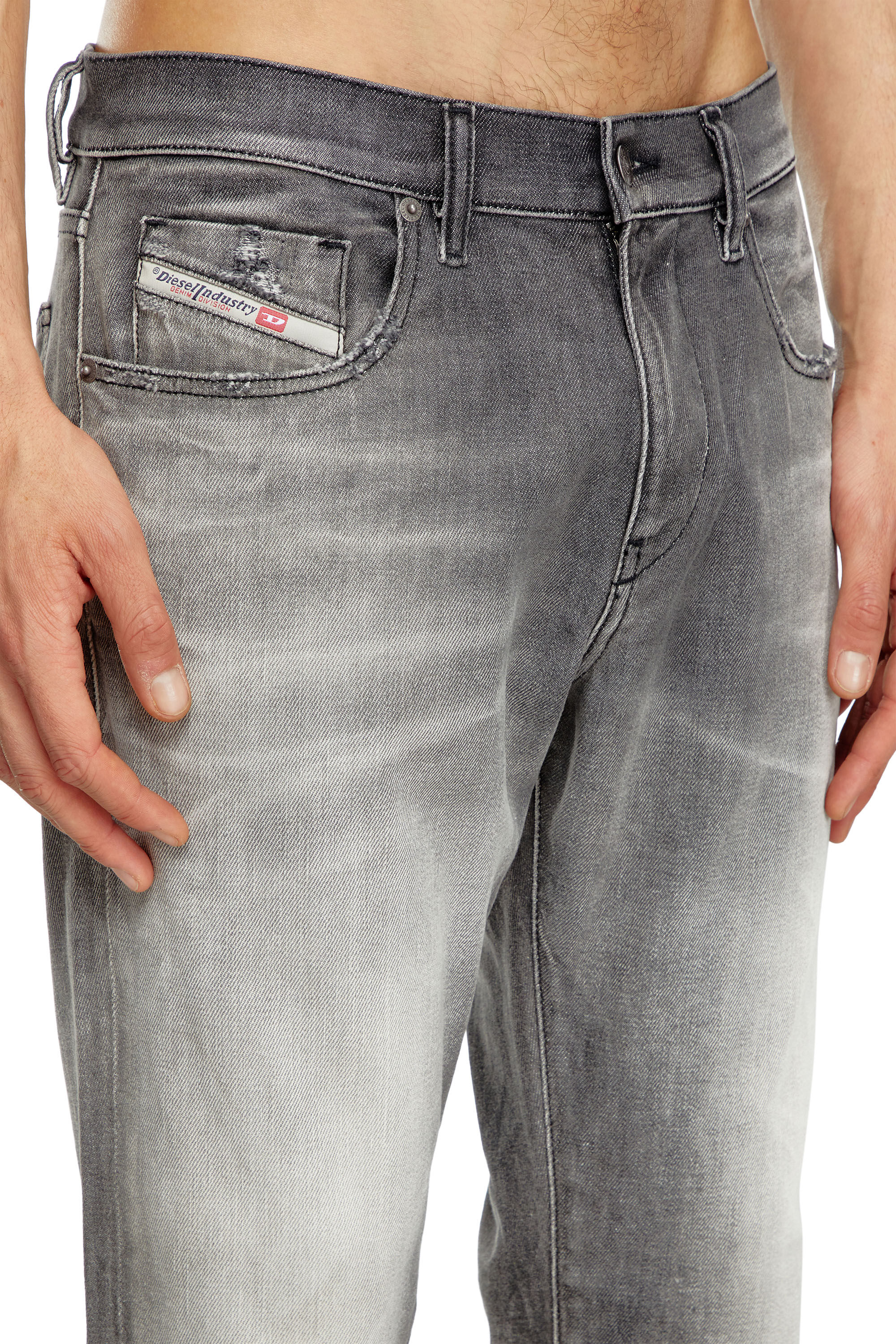 Diesel - Slim Jeans 2019 D-Strukt 09J58, Gris oscuro - Image 5