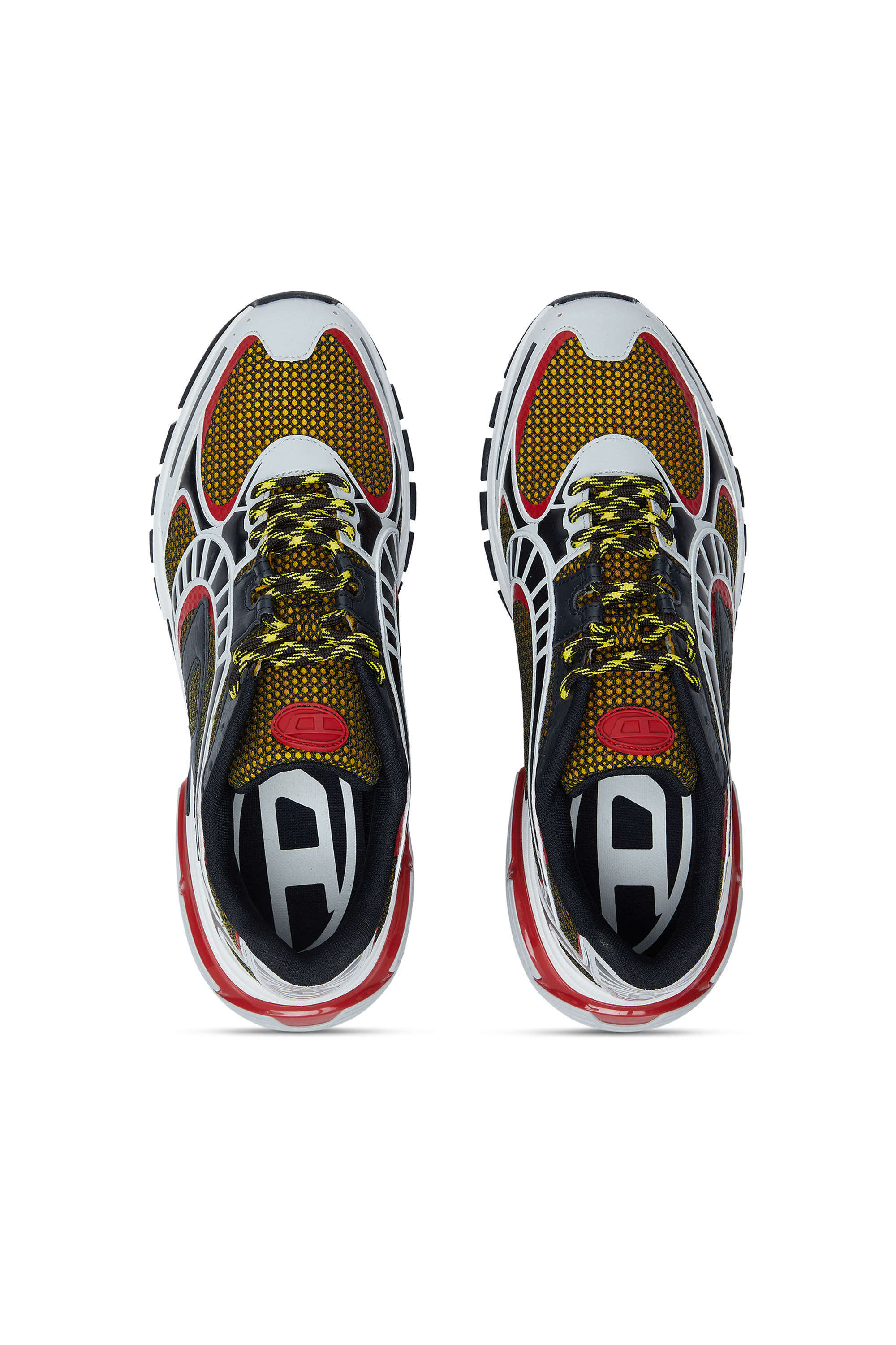 Diesel - S-PRO-V-DENSE LOW, S-Pro-V-Dense-Deportivas de malla con logotipo Oval D Hombre in Multicolor - 4