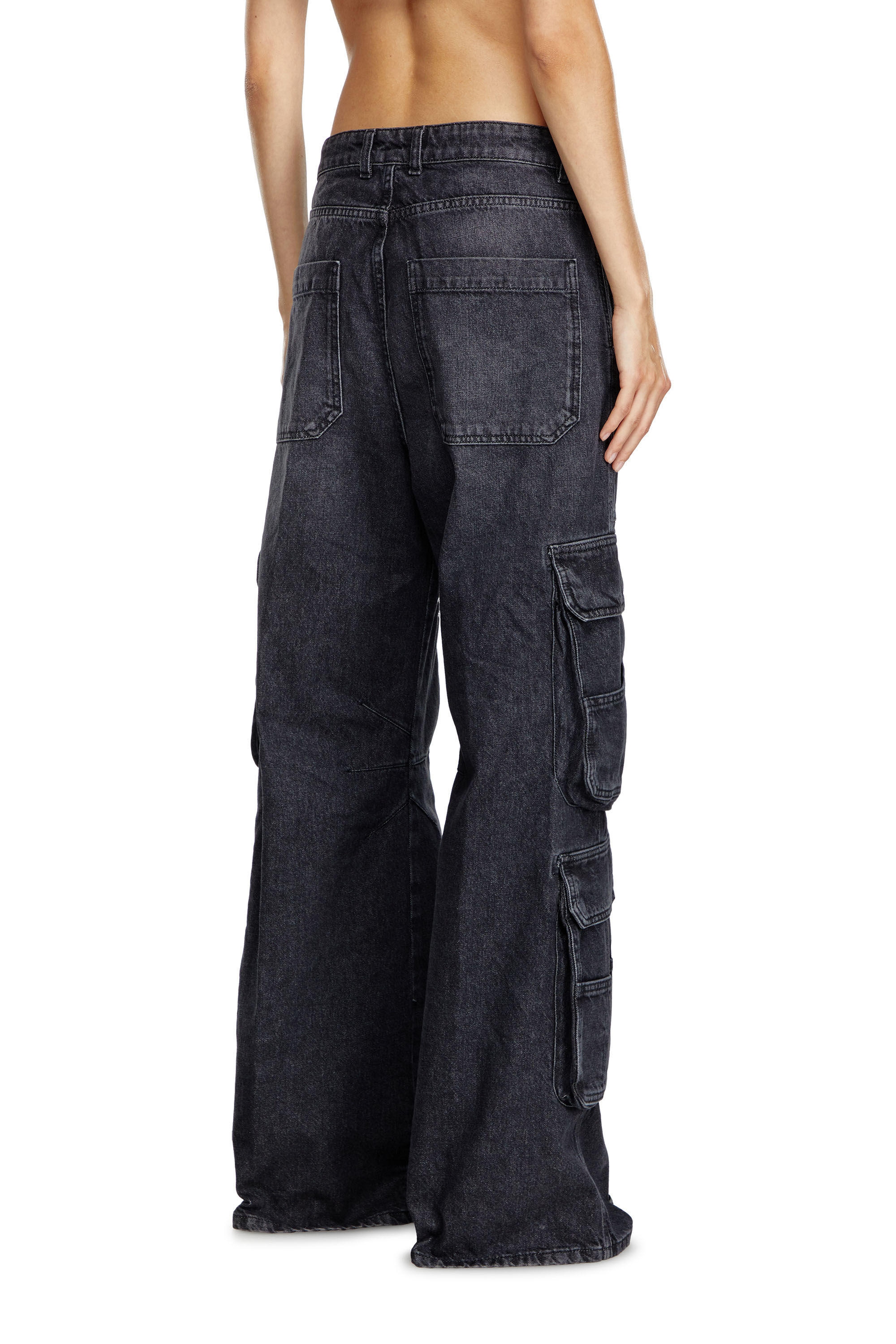 Diesel - Straight Jeans 1996 D-Sire 0HLAA, Mujer Straight Jeans - 1996 D-Sire in Negro - Image 4