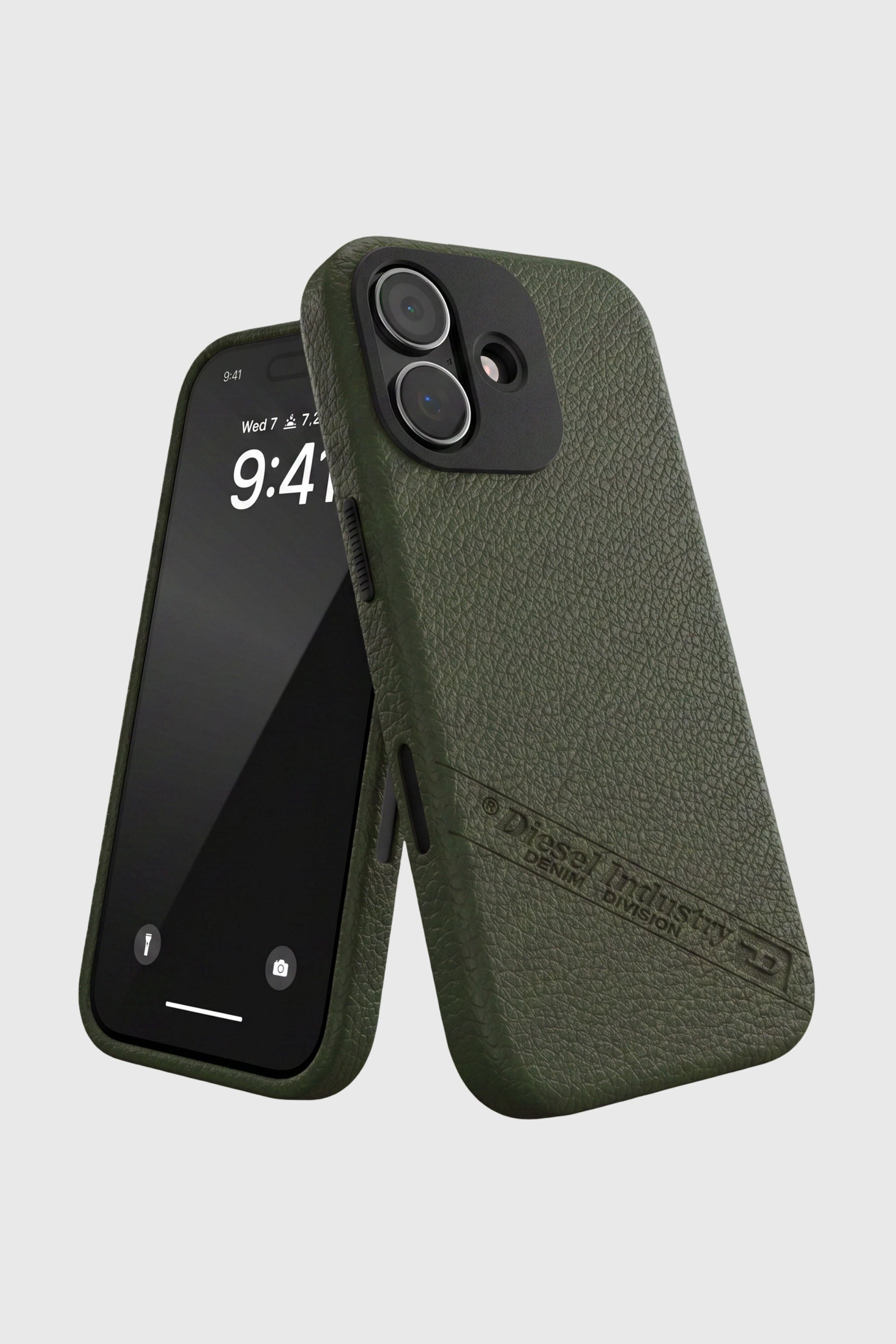 Diesel - 60646 MOULDED CASE, Funda Flag D con MagSafe para iPhone 17 Unisex in Verde - 6