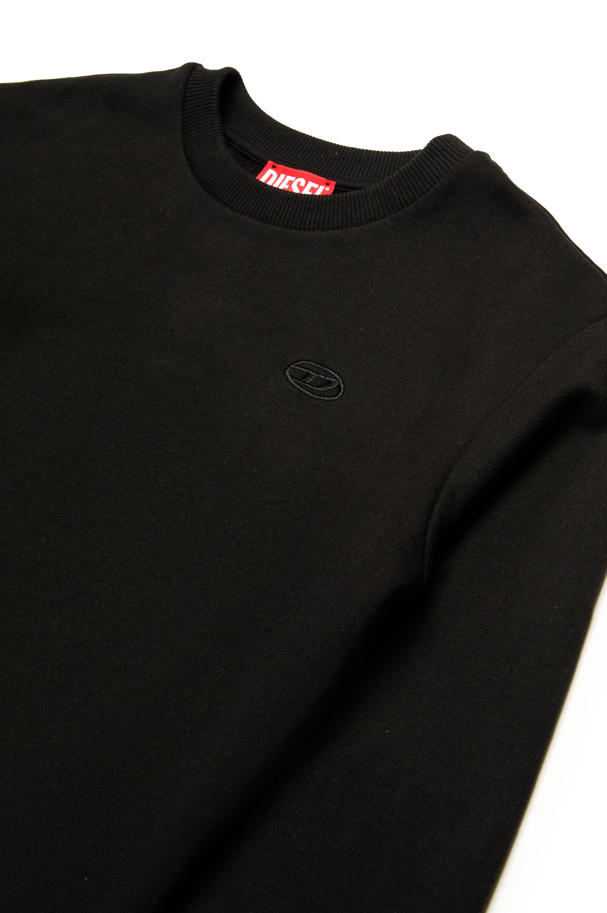 Diesel - SROBMEGOVALD OVER, Sudadera con bordado Oval D mega Hombre in Negro - 3