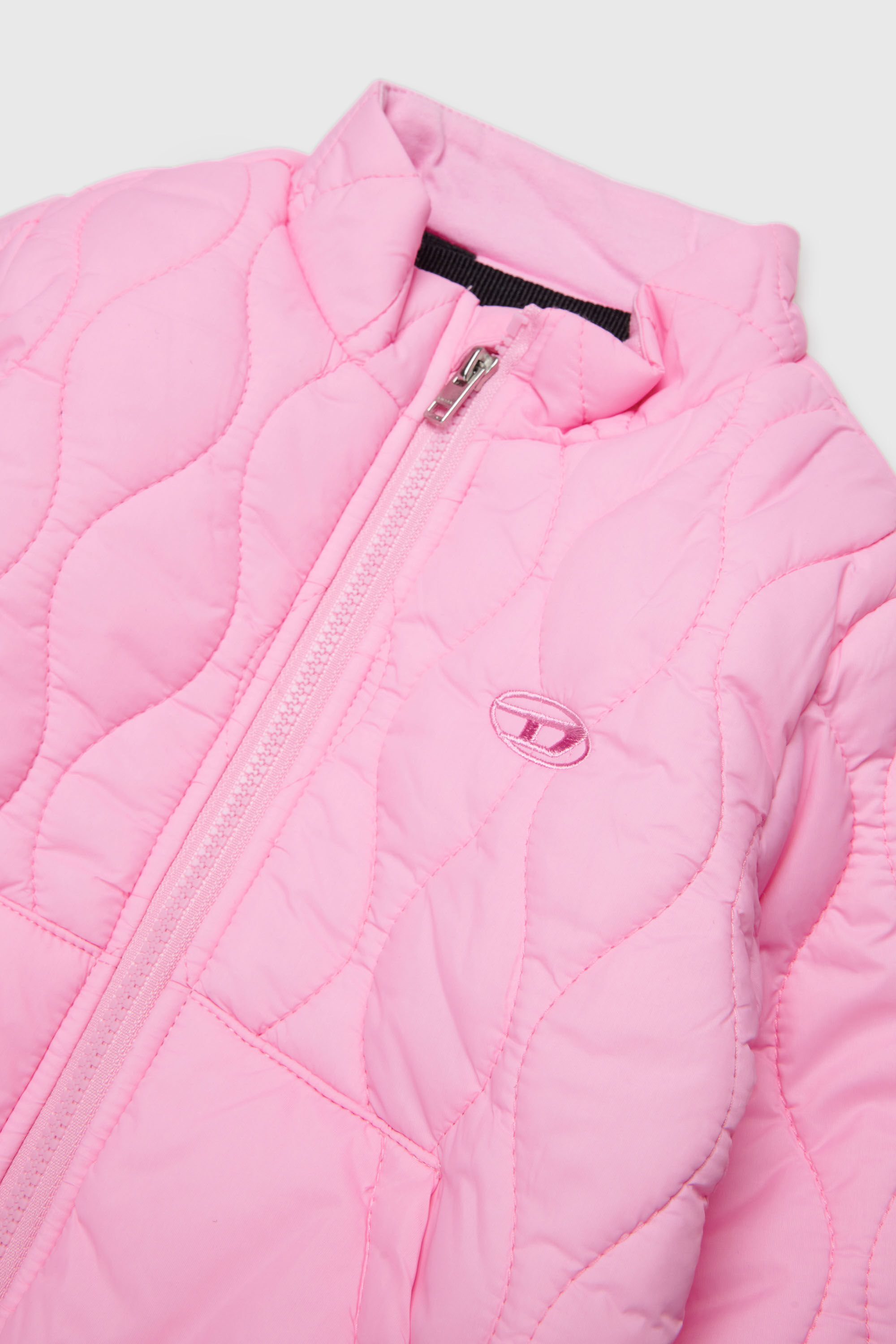 Diesel - JONIONB, Chaqueta acolchada con bordado Oval D Hombre in Rosa - 3