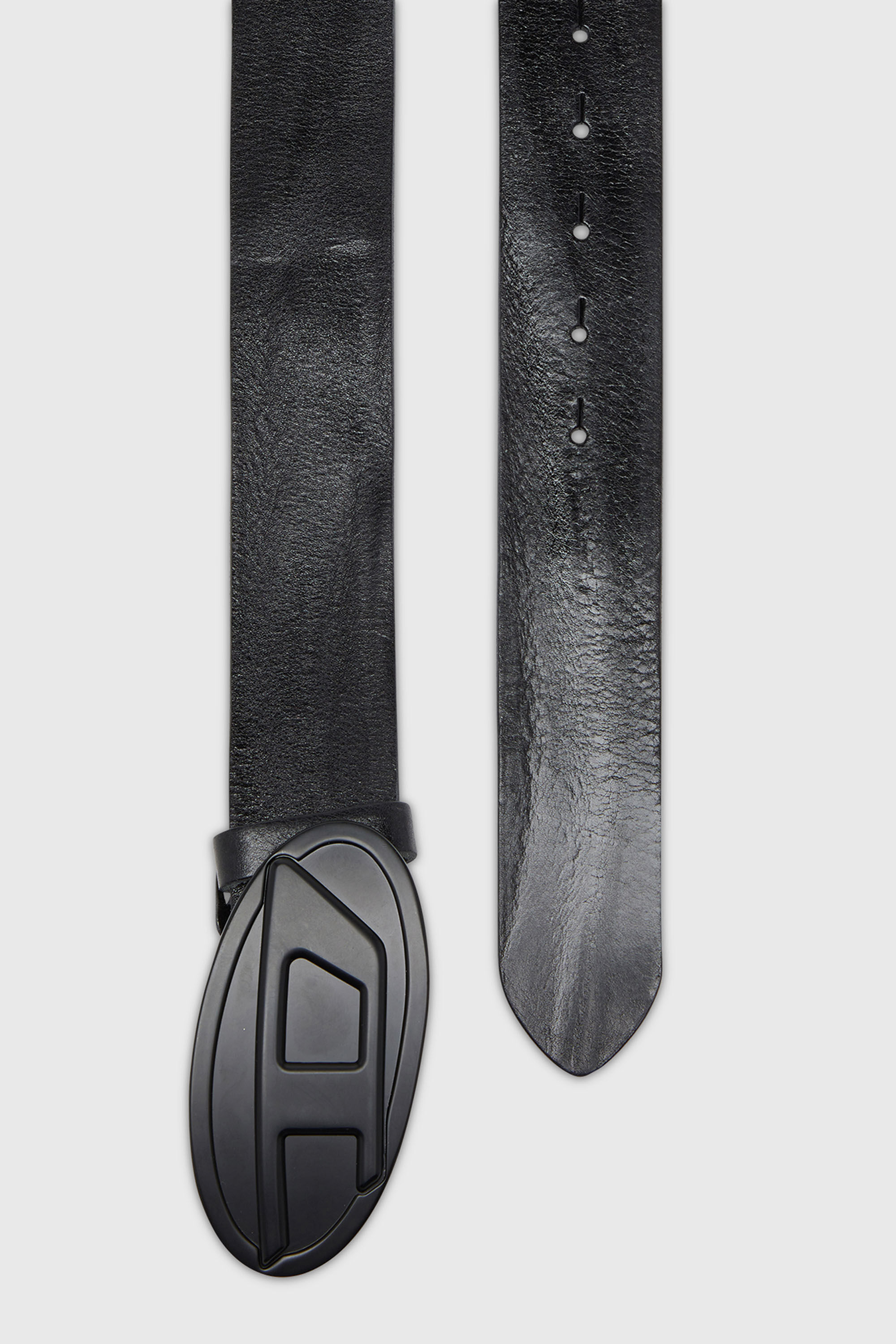 Diesel - B-1DR 2.0, Cintur&oacute;n de 4 cm en cuero encerado Hombre in Negro - 2