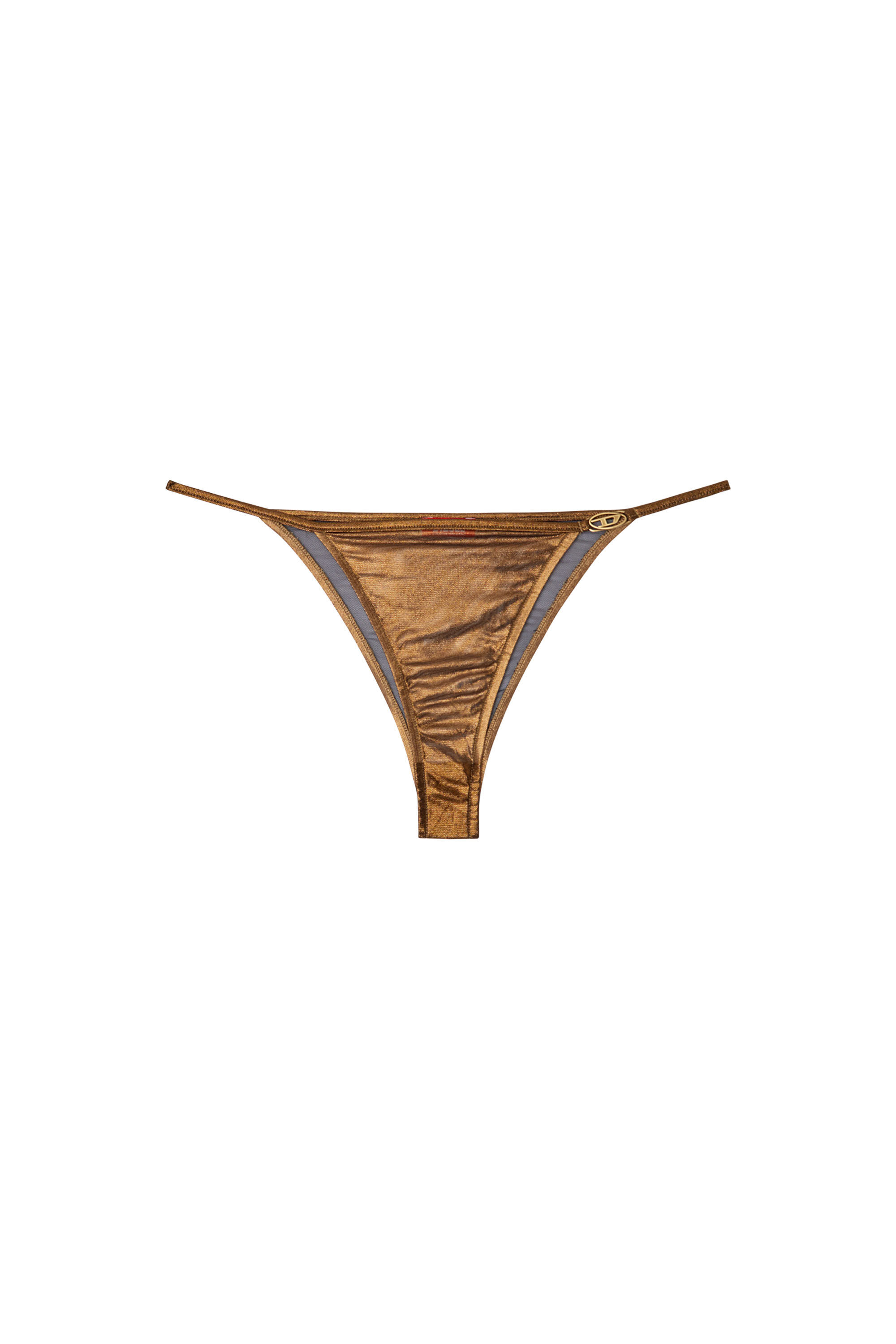 Diesel - PUNCHY-GFT, Braguitas metálicas con detalle Oval D Mujer in Dorado - 4