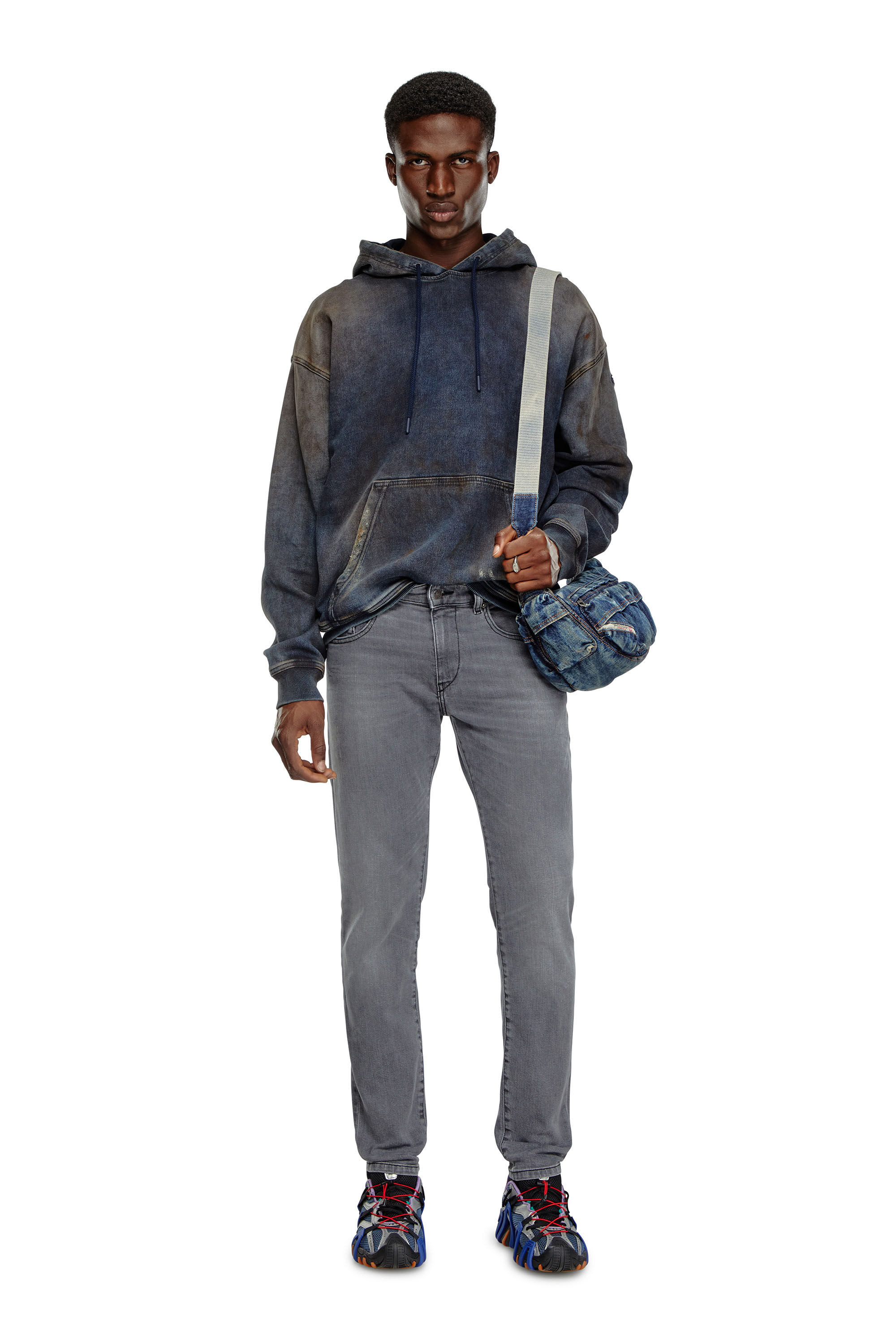 Diesel - Slim Jeans 2019 D-Strukt 0GRDK Hombre, Gris oscuro - 1