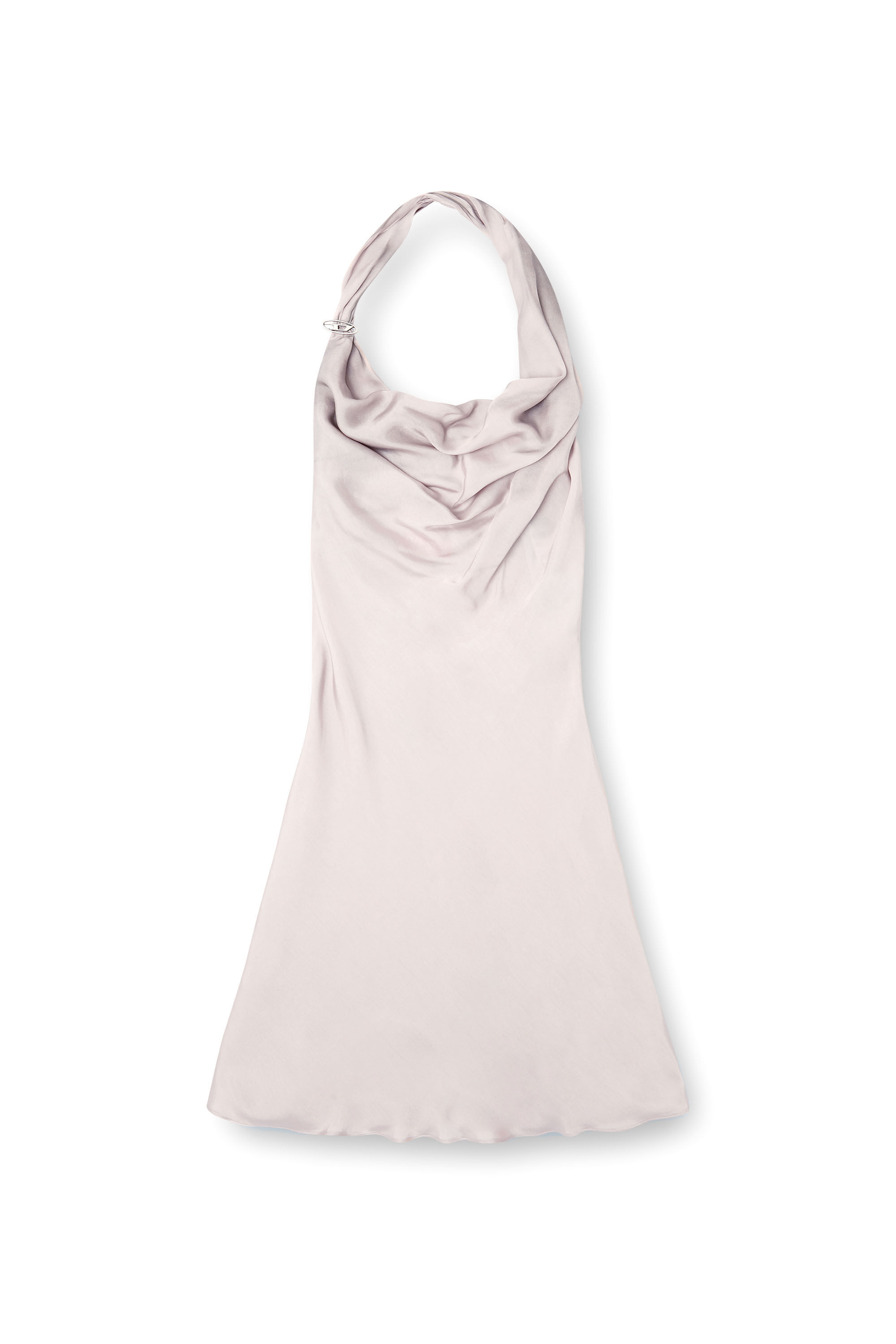 Diesel - D-ESTINY, Vestido cortado al bies con dobladillo asimétrico Mujer in Morado - 2