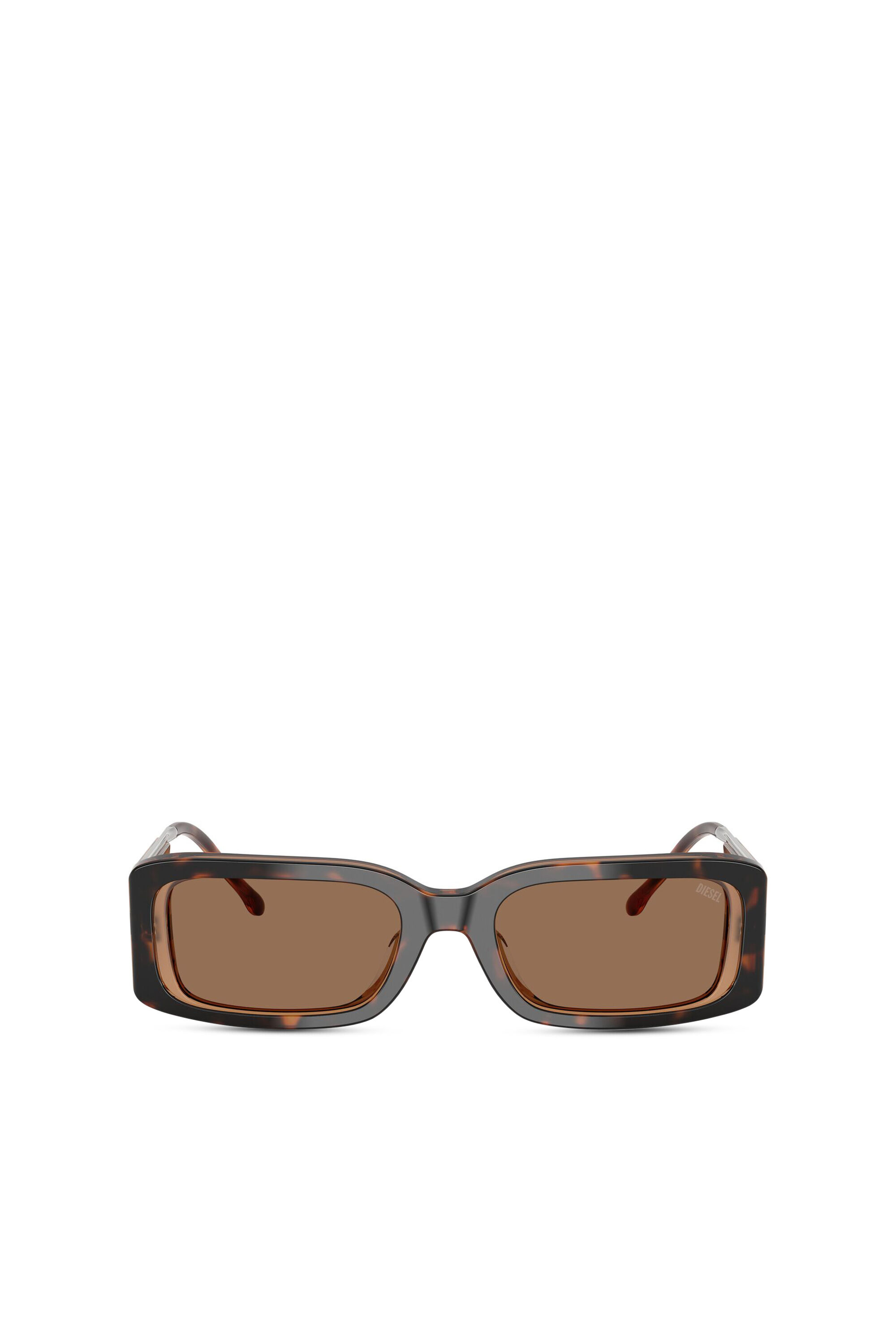 Diesel - 0DL2017U, Gafas de sol rectangulares Unisex in Marr&oacute;n - 1