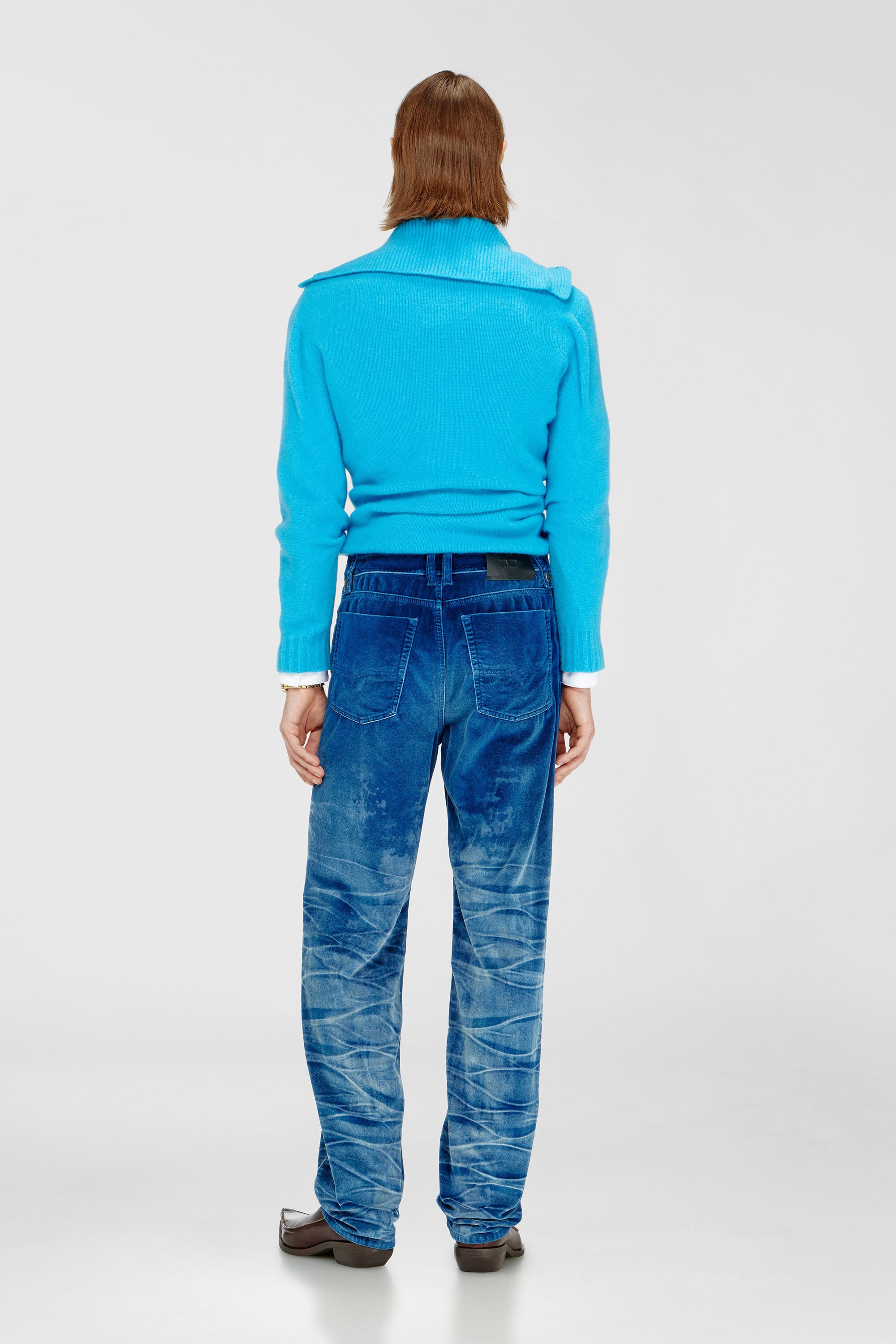 Diesel - Regular Jeans 1991 D-Voeed 003PF Hombre, Azul Oscuro - 3