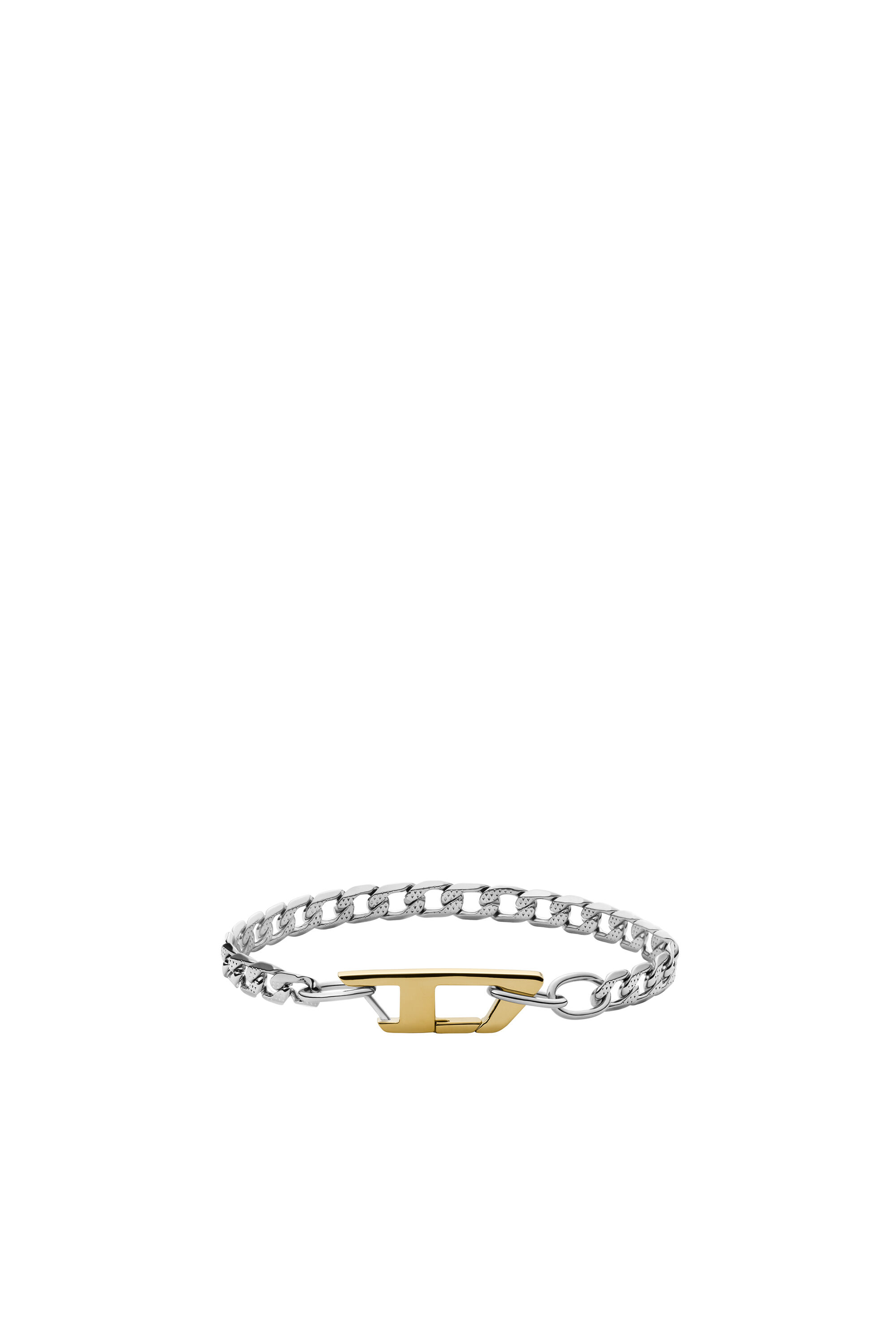 Diesel - DX1338, Unisex Stainless steel chain bracelet in Silver - Image 1