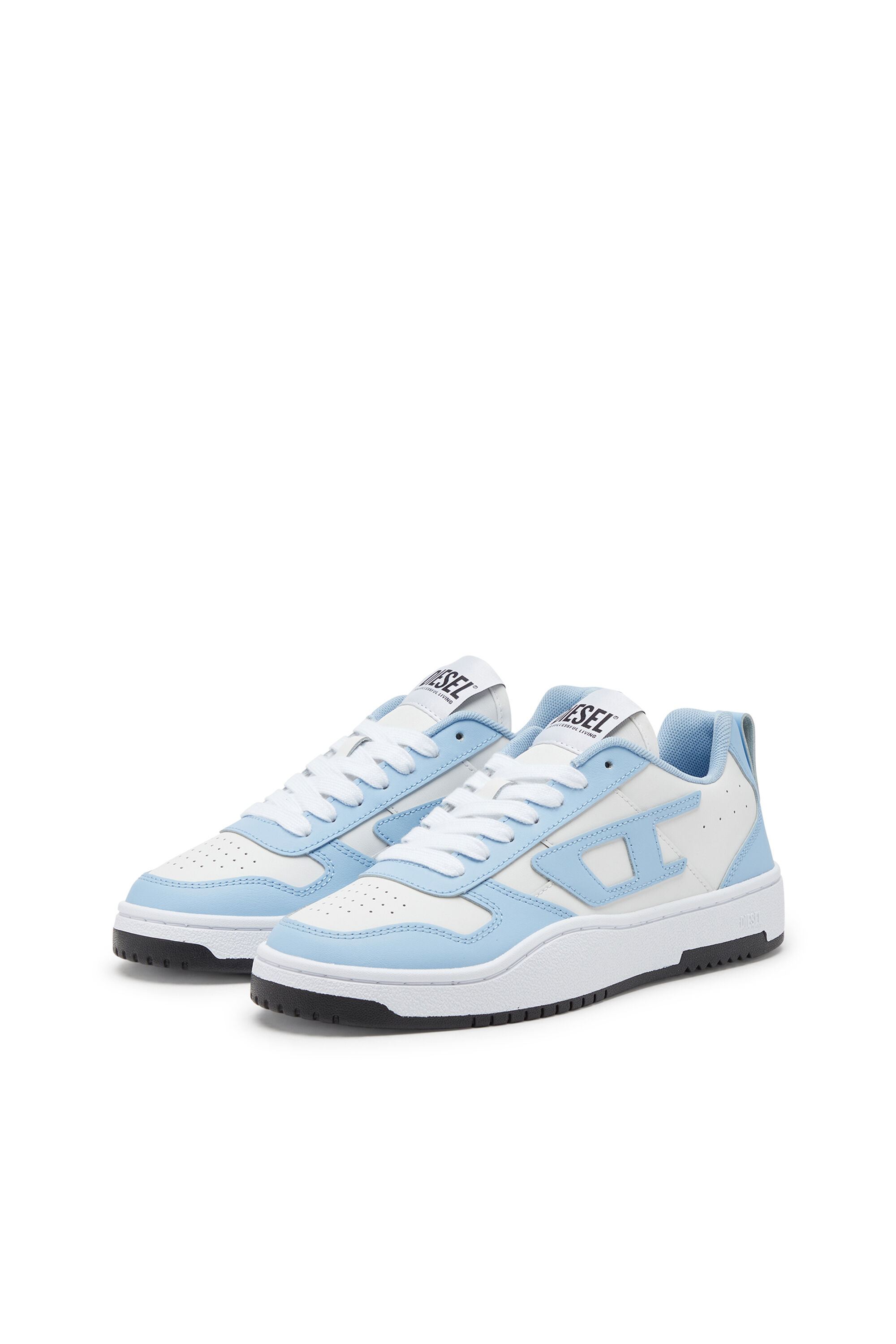 S Ukiyo Low Deportivas bajas de cuero y nailon Mujer Multicolor Diesel