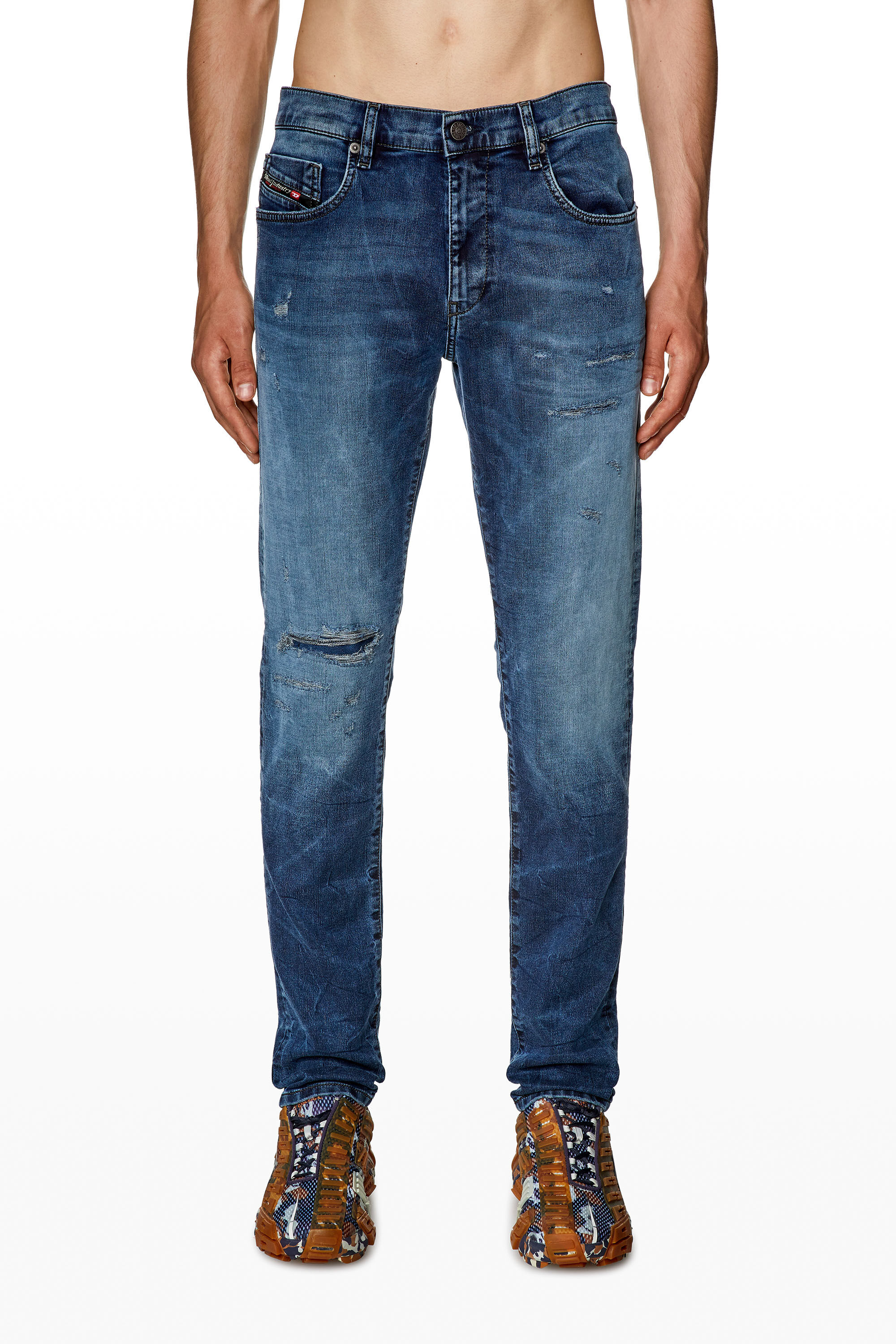 Diesel - Slim 2060 D-Strukt Joggjeans® E9H11 Hombre, Azul Oscuro - 3