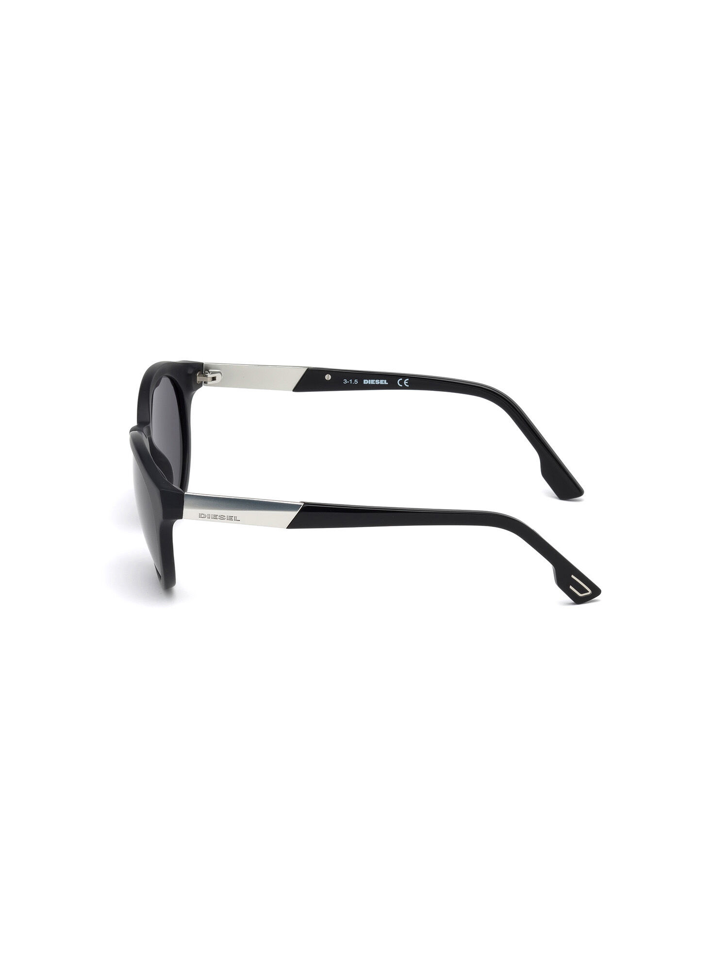 Diesel - DM0186, Gafas de montura completa con placa metálica Unisex in Negro - 3