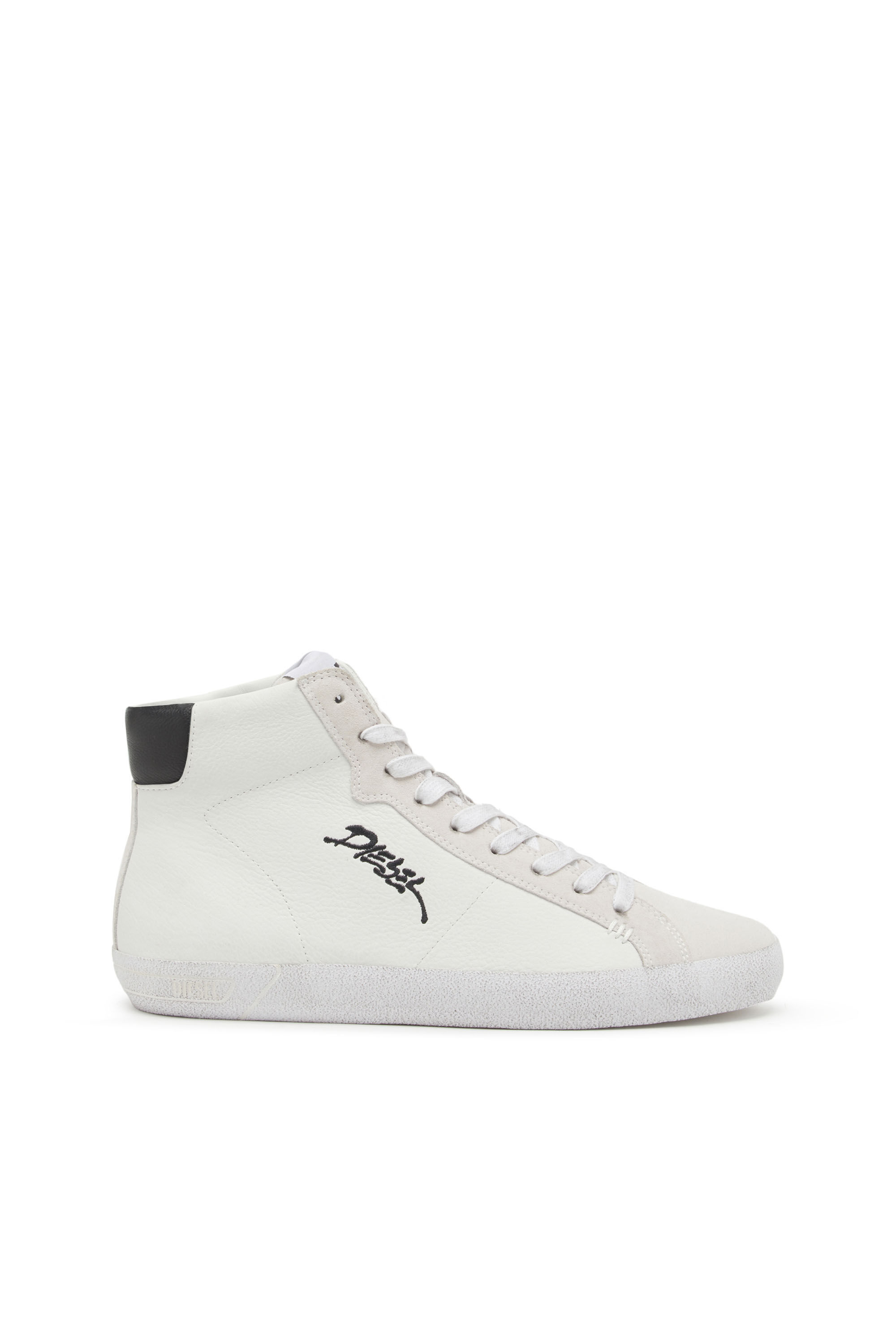 Diesel - S-LEROJI MID, S-Leroji Mid - Zapatillas altas con logotipo bordado Hombre in Blanco - 1