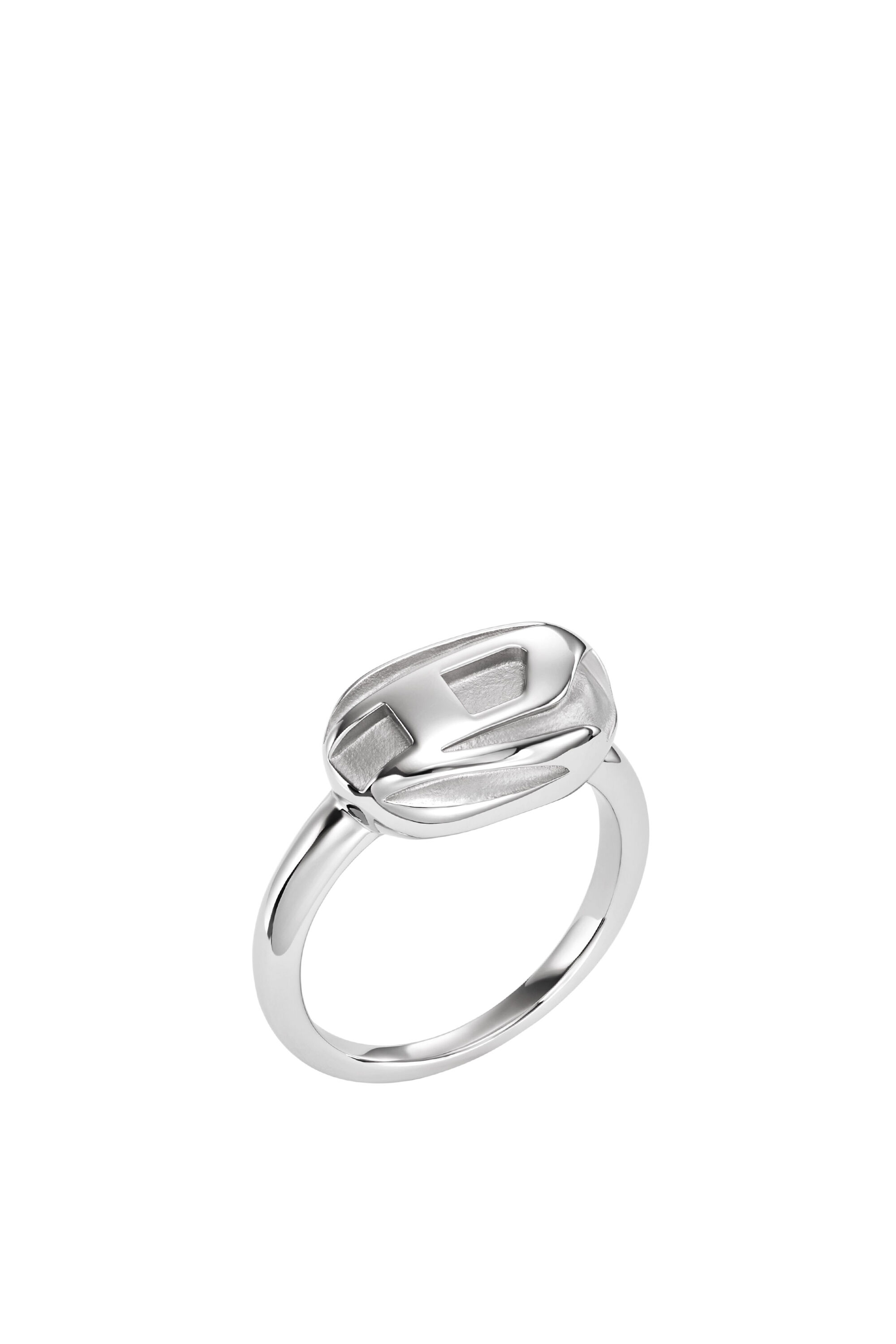 Diesel - DX1485, Anillo de acero inoxidable Hombre in Plateado - 1
