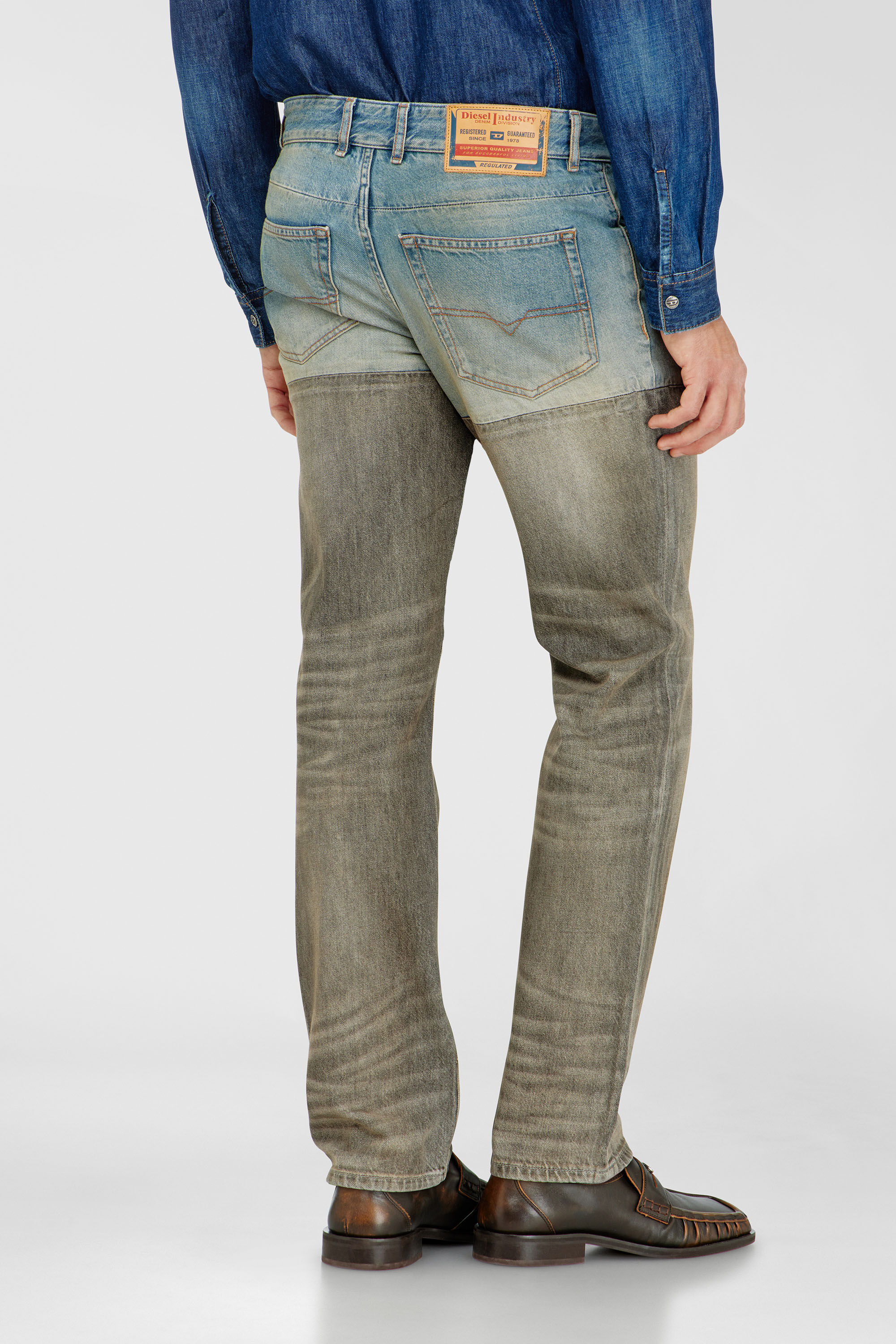 Diesel - Slim Jeans 1993 D-Vyl 0ADDX Hombre, Gris/Azul marino - 4