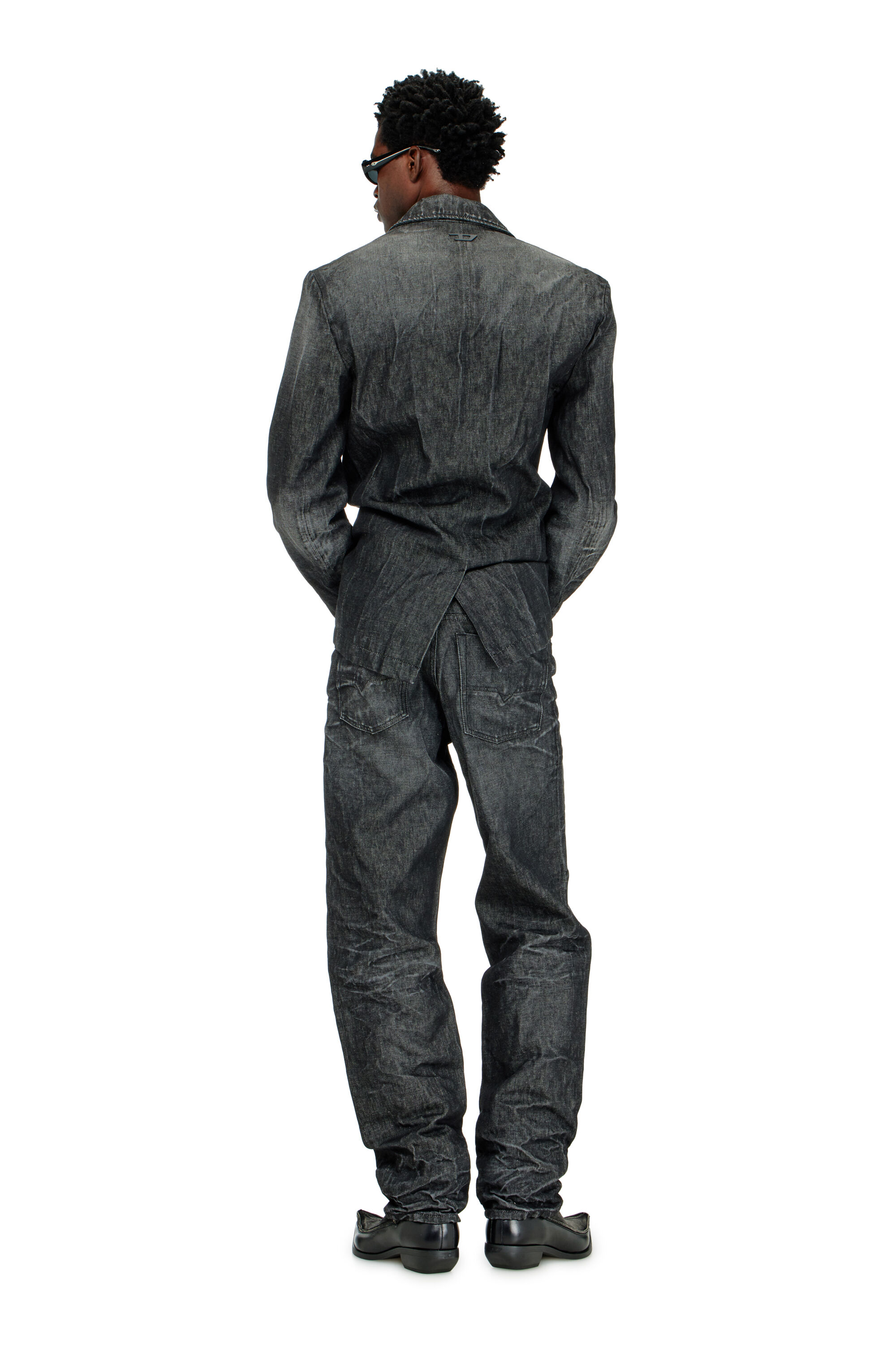 Diesel - Regular Jeans 1991 D-Voeed 09R39 Hombre, Negro/Gris oscuro - 3