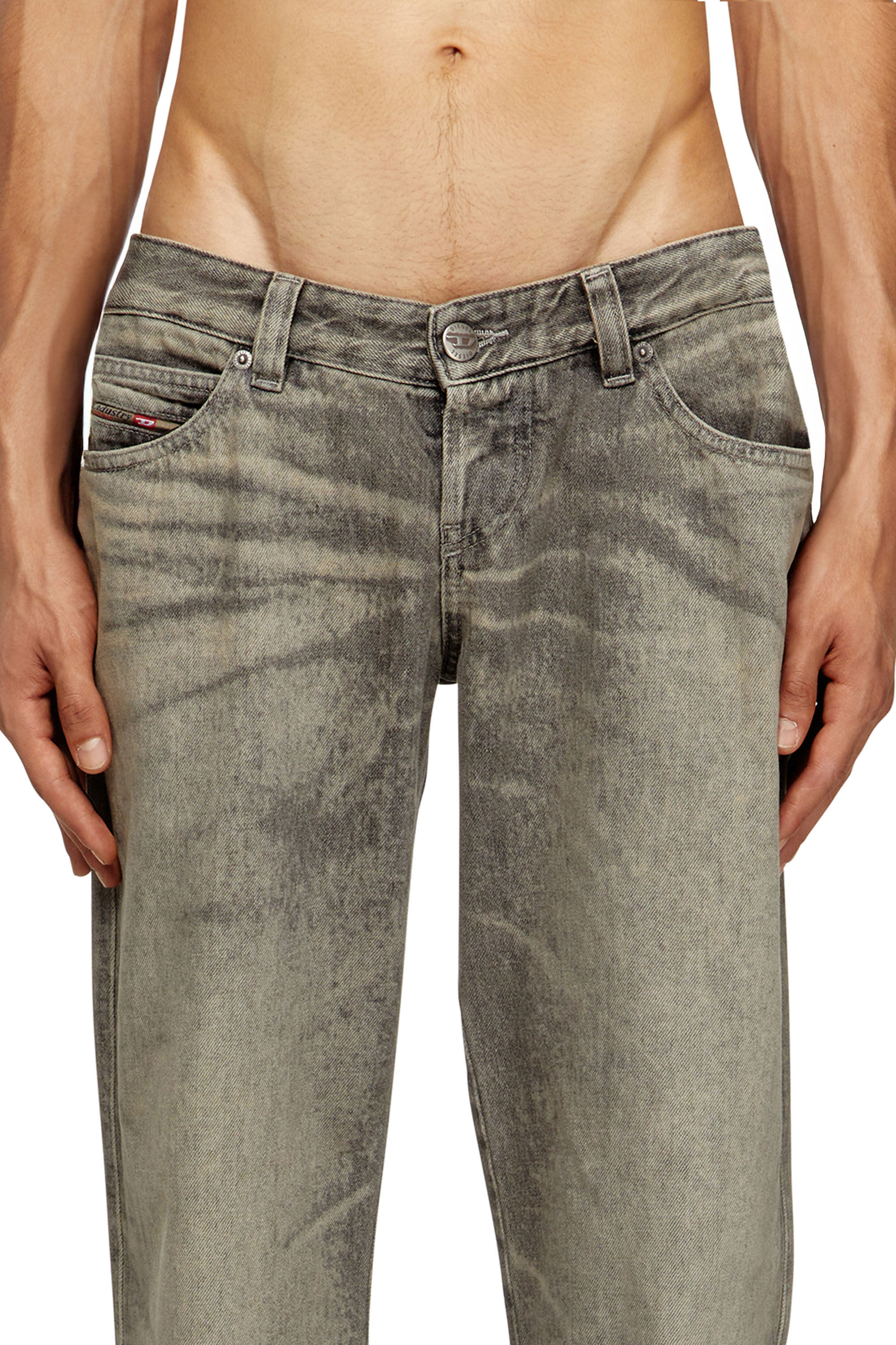 Diesel - Regular Jeans D-Im 007DR Hombre, Gris - 5