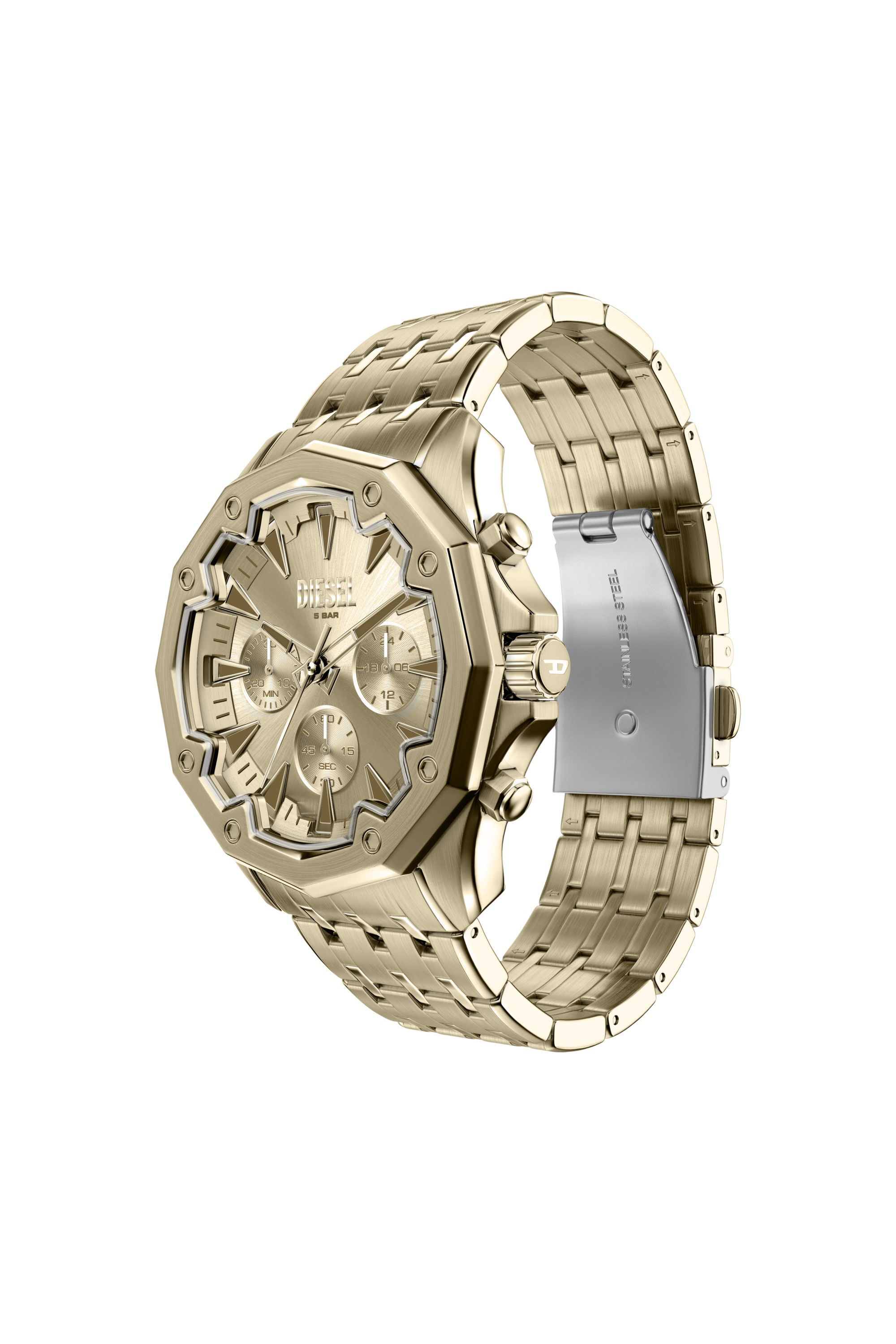 Diesel - DZ4707 WATCH, Reloj Stinger de acero inoxidable en tono dorado Hombre in Dorado - 7