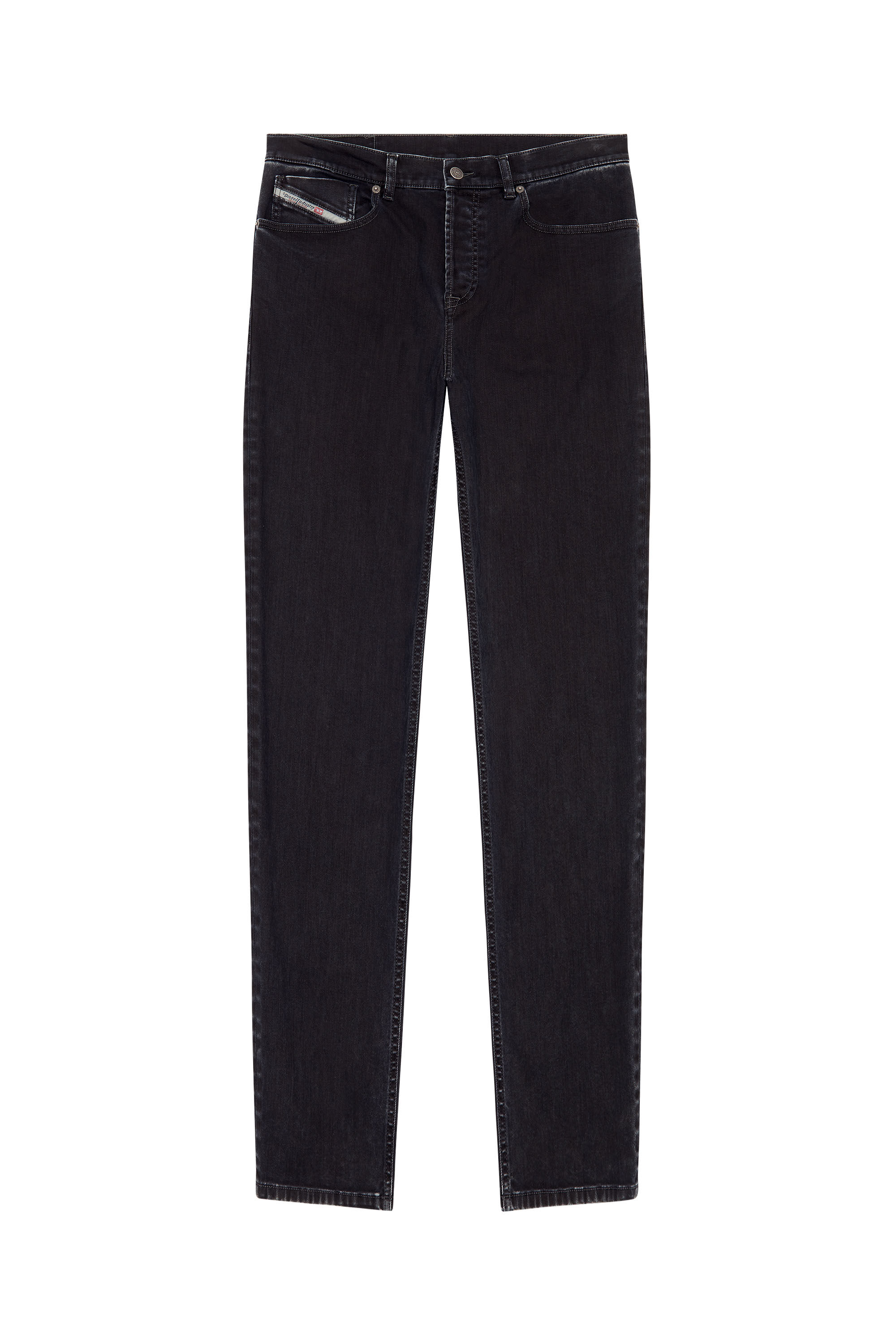 Diesel - 2005 D-FINING 0IHAO Tapered Jeans, Negro/Gris oscuro - Image 2