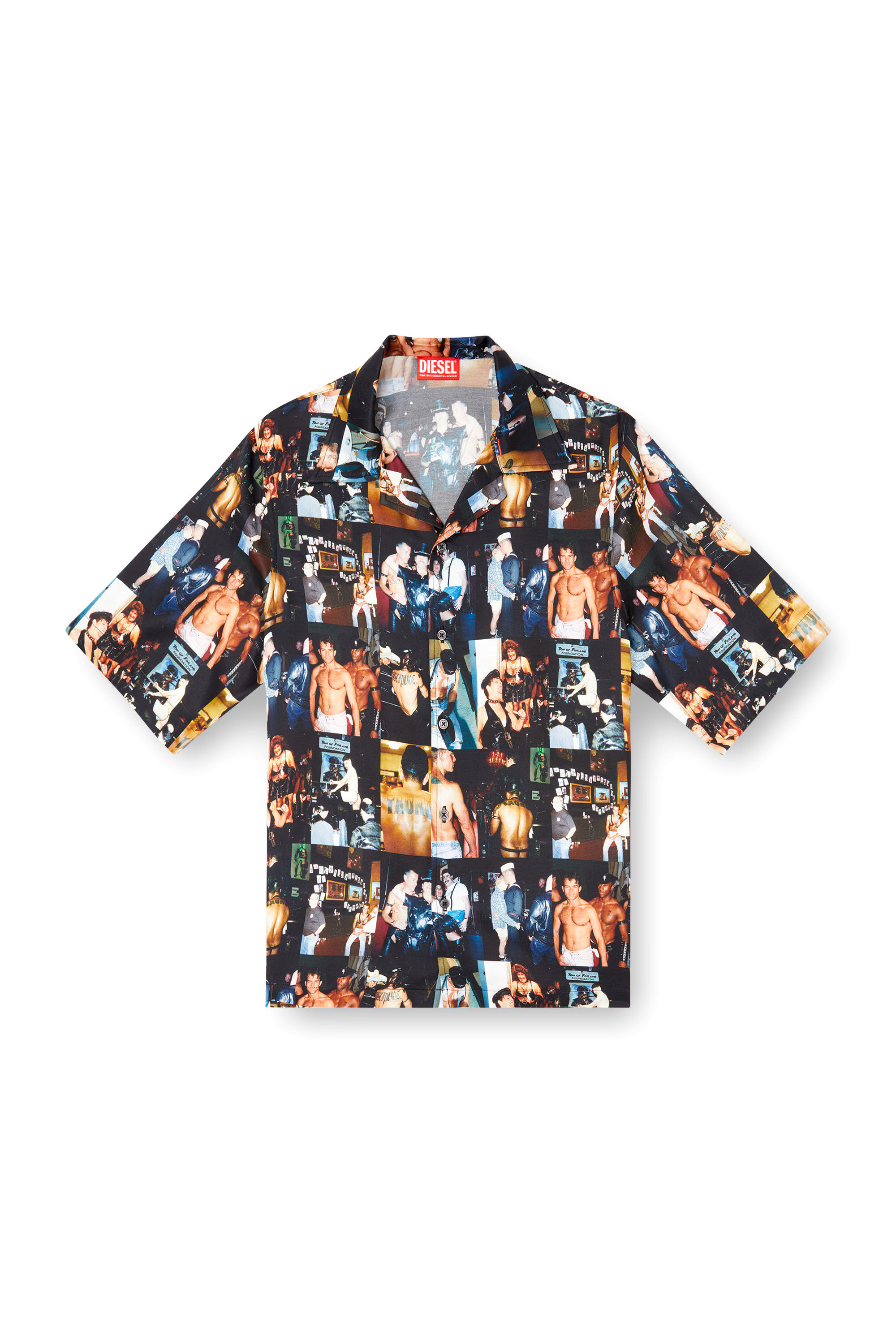 Diesel - PR-S-MEC-TOM25, Camisa de bolos con estampados gráficos Unisex in Negro - 2