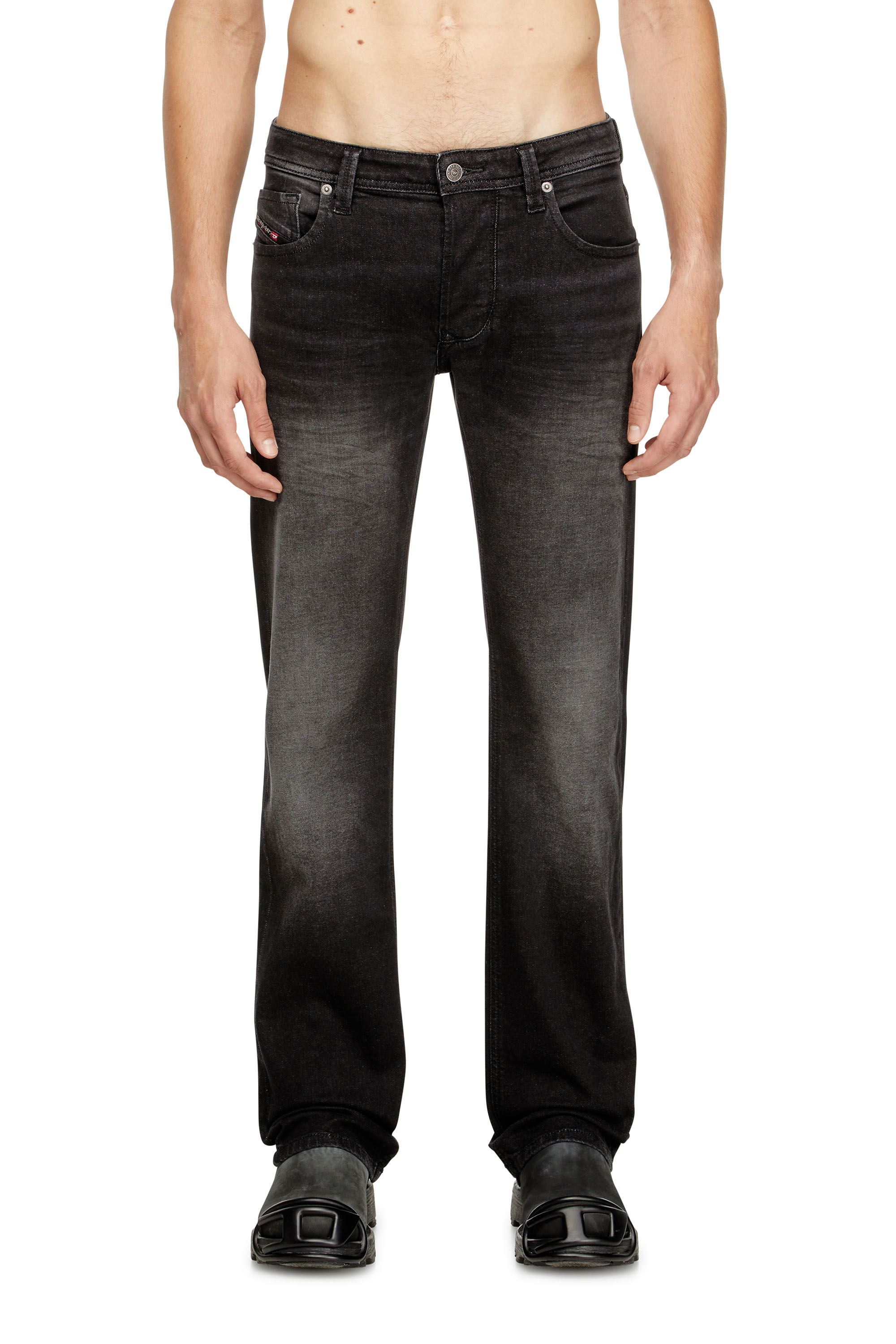 Diesel - Regular Jeans 1985 Larkee 0DBDT Hombre, Negro/Gris oscuro - 3