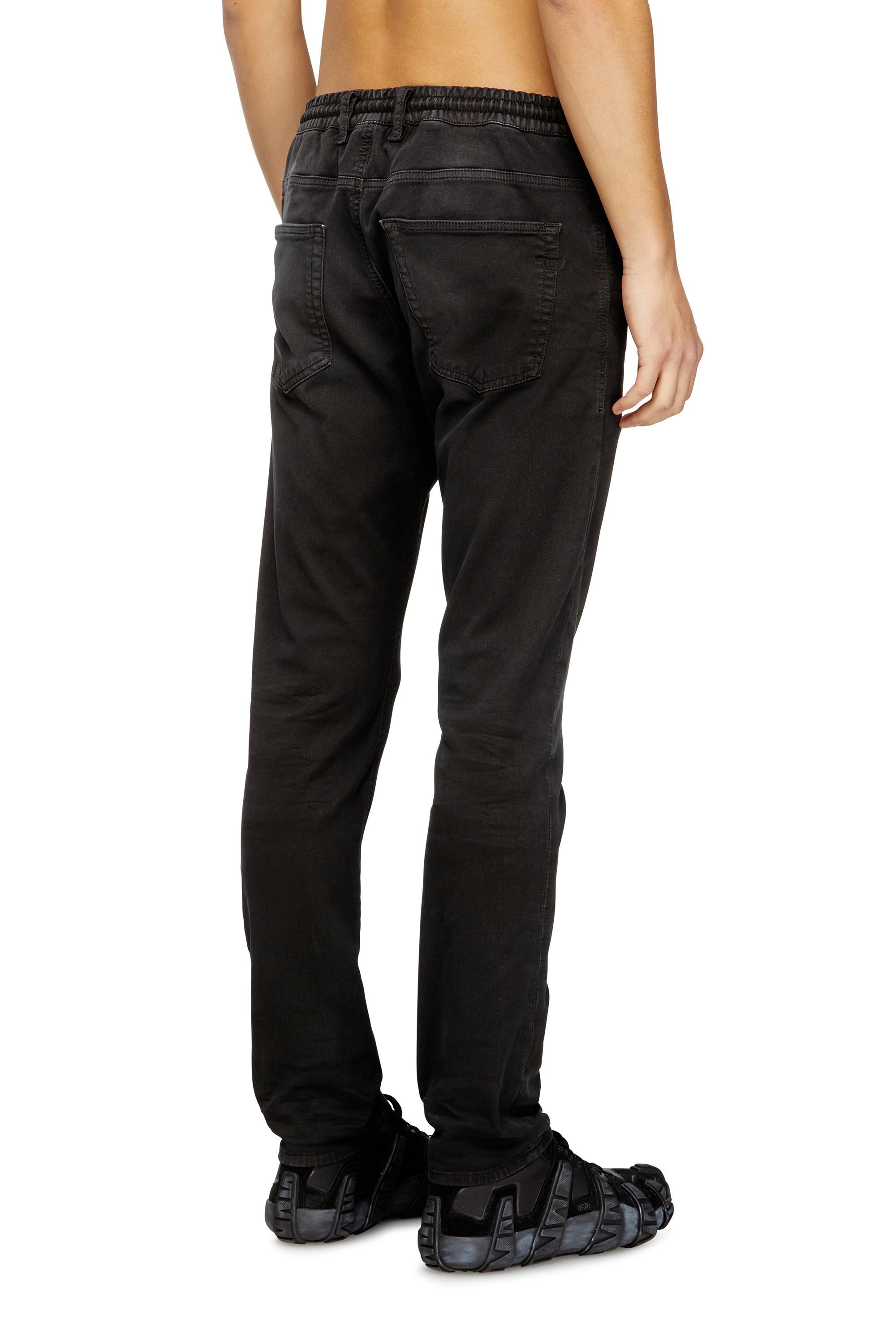 Diesel - Regular 2032 D-Krooley Joggjeans® 0670M Hombre, Negro - 4