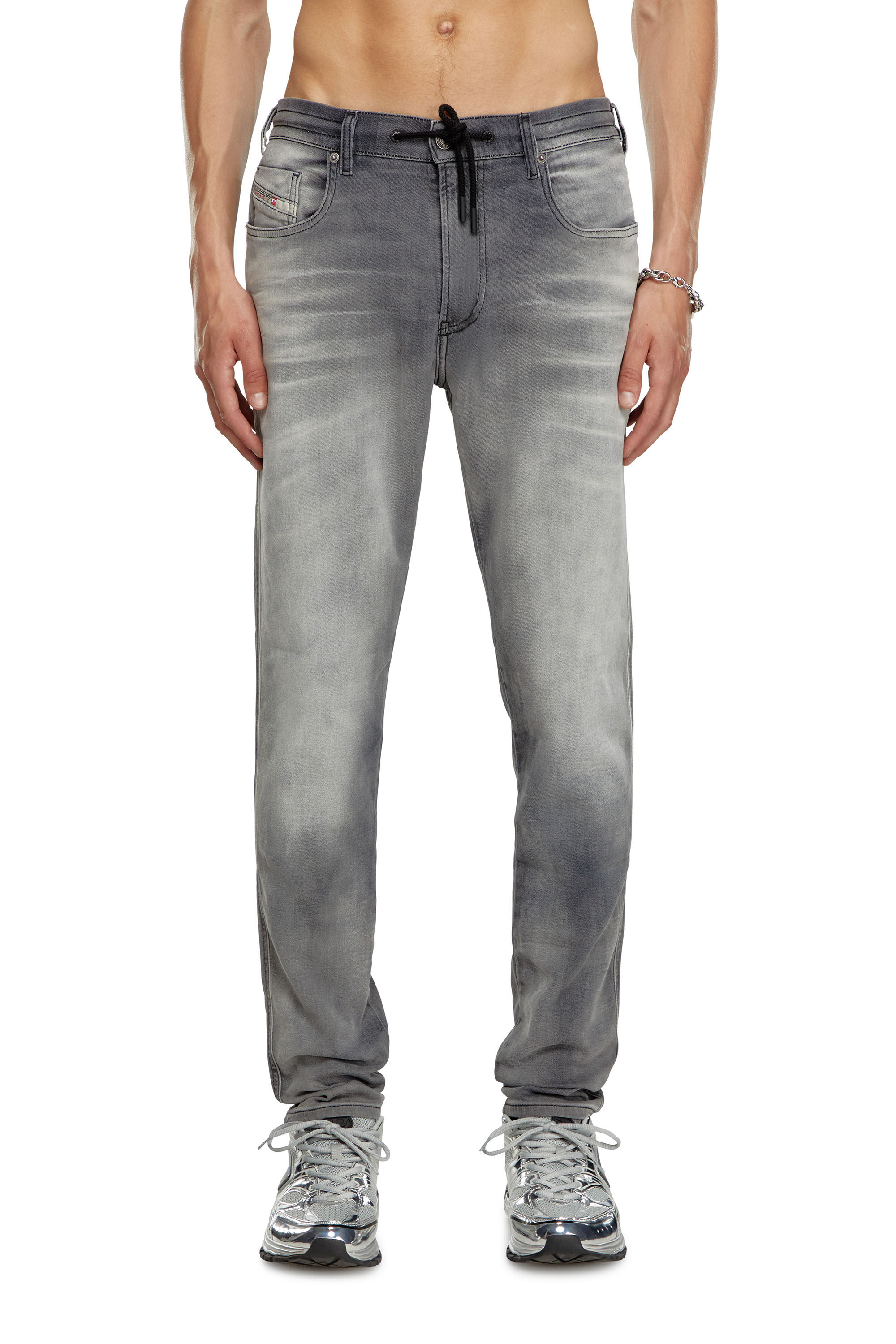 Diesel - Slim 2060 D-Strukt Joggjeans® 068LR Hombre, Gris oscuro - 3