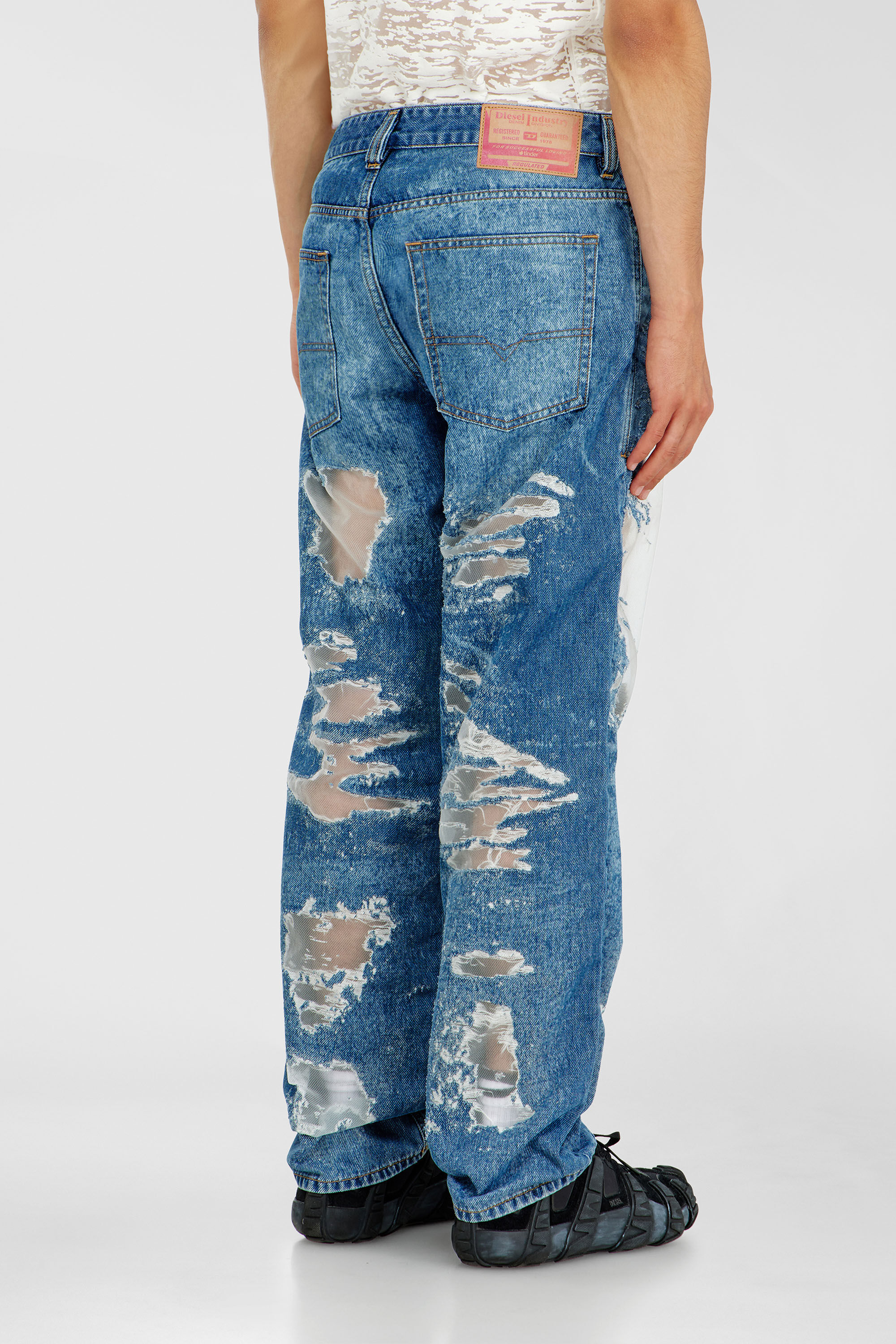 Diesel - Regular Jeans 2024 D-Macs 068ZH Hombre, Azul medio - 3