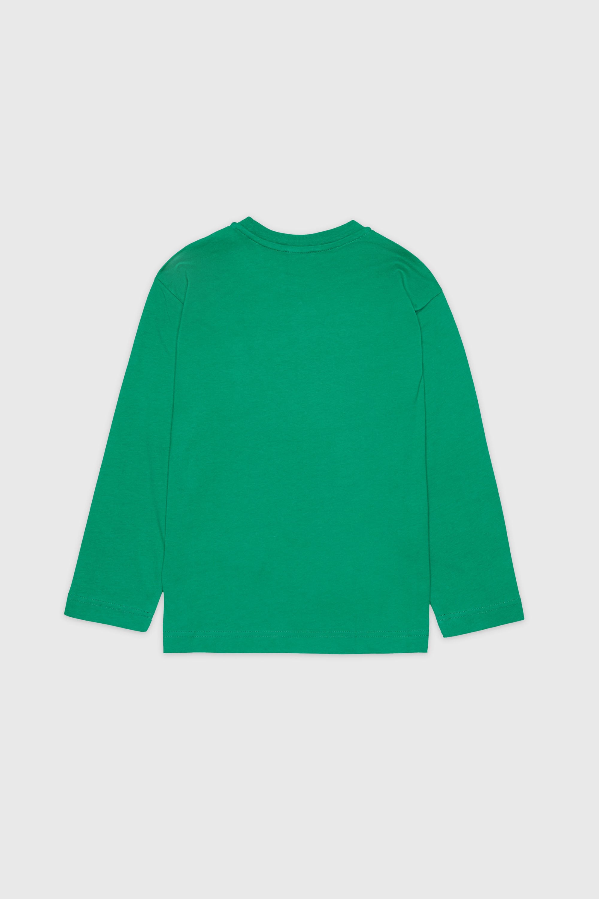 Diesel - TCIRCLELS OVER, Camiseta de manga larga con Logo Oval D Hombre in Verde - 2