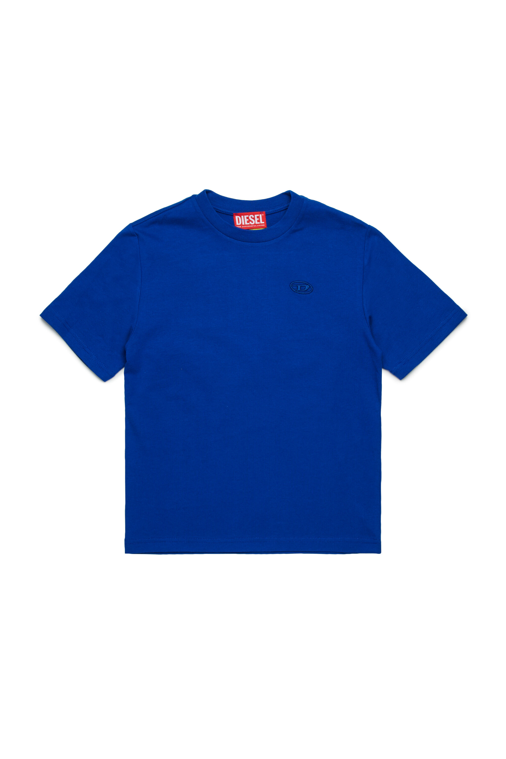 Diesel - TBOGGYMEGOVALD OVER, Camiseta con bordado Oval D mega Hombre in Azul marino - 1