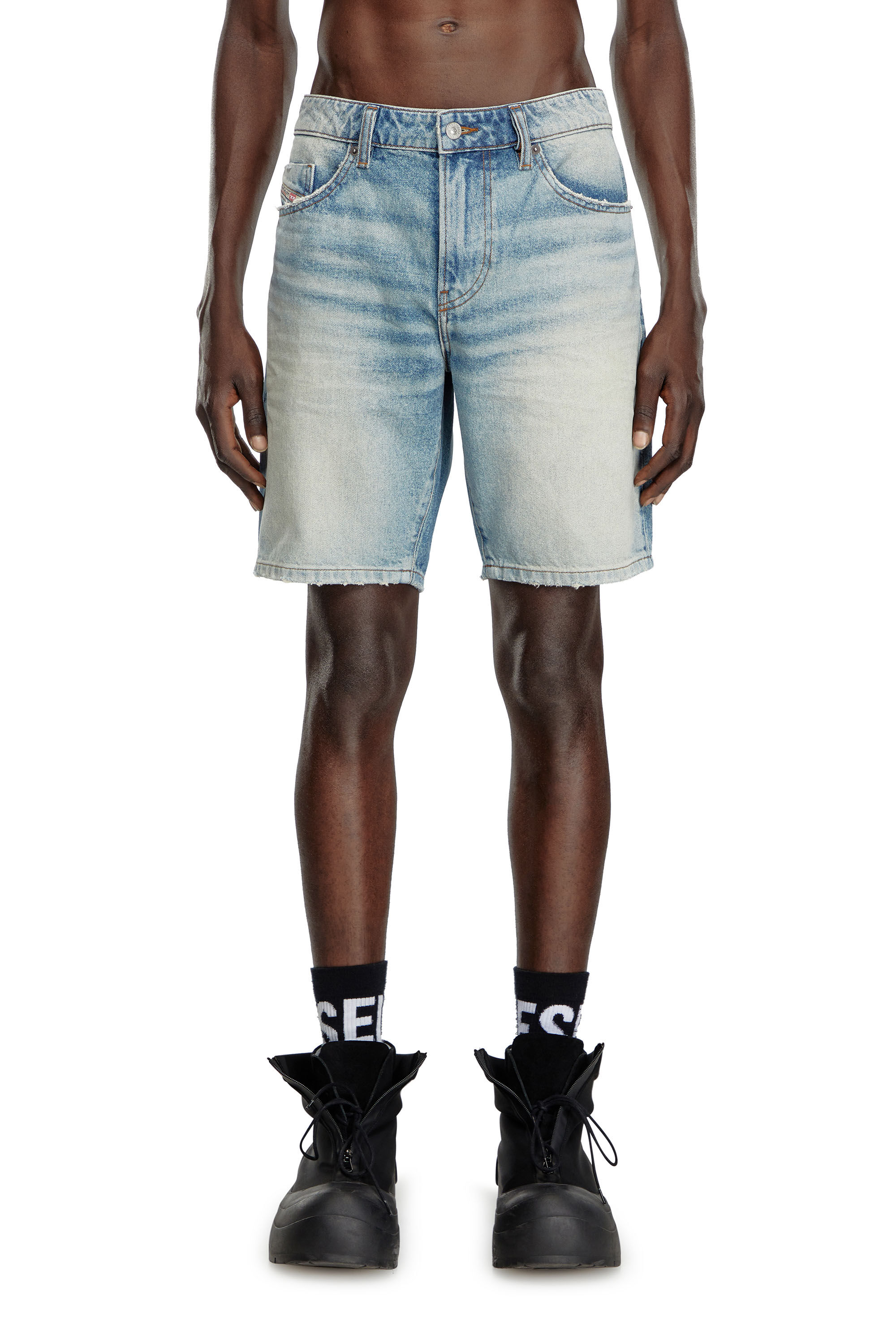 Men s Slim denim shorts Blue Diesel