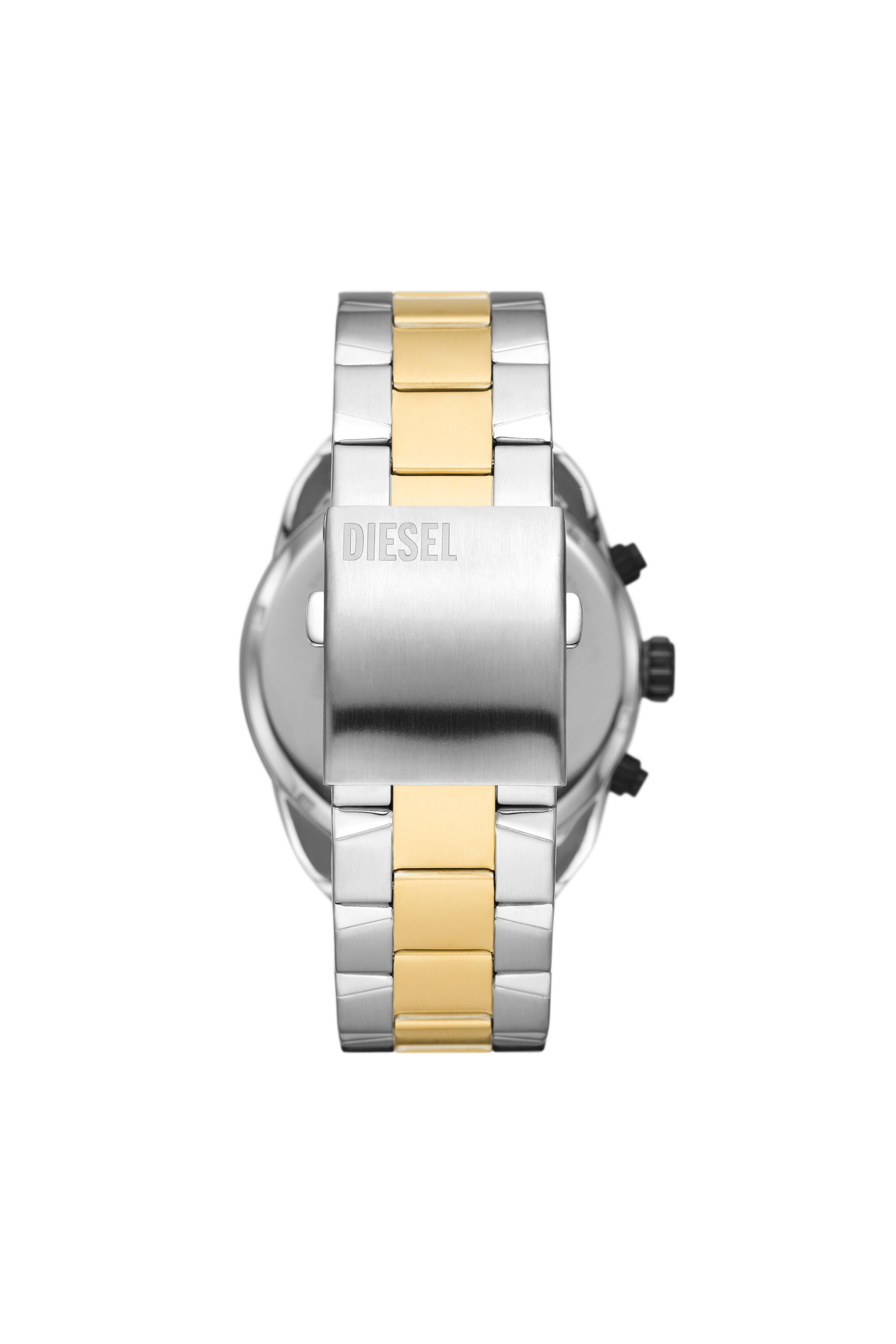 Reloj Spiked de acero inoxidable Hombre Plateado Diesel