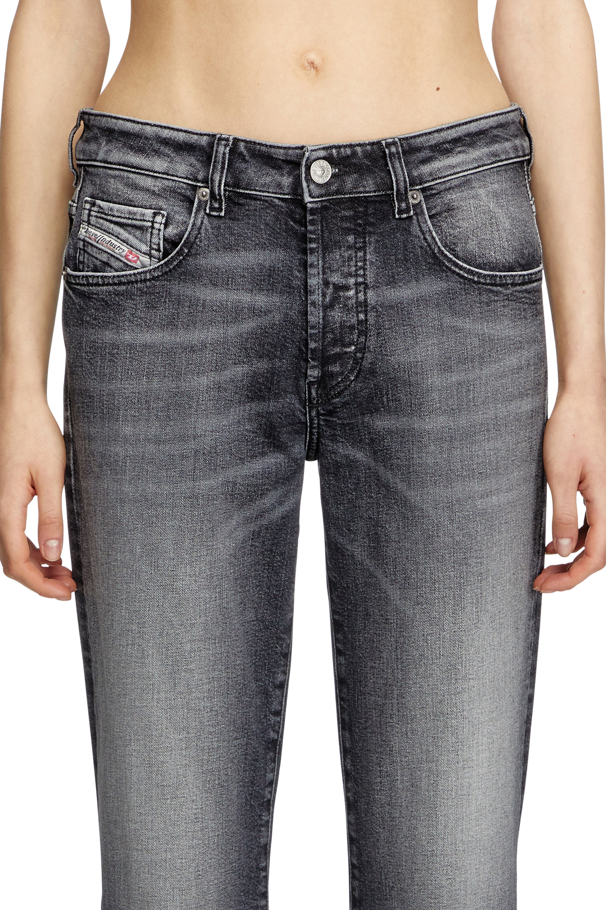 Diesel - Regular Jeans 1989 D-Mine 09L53 Mujer, Negro/Gris oscuro - 5