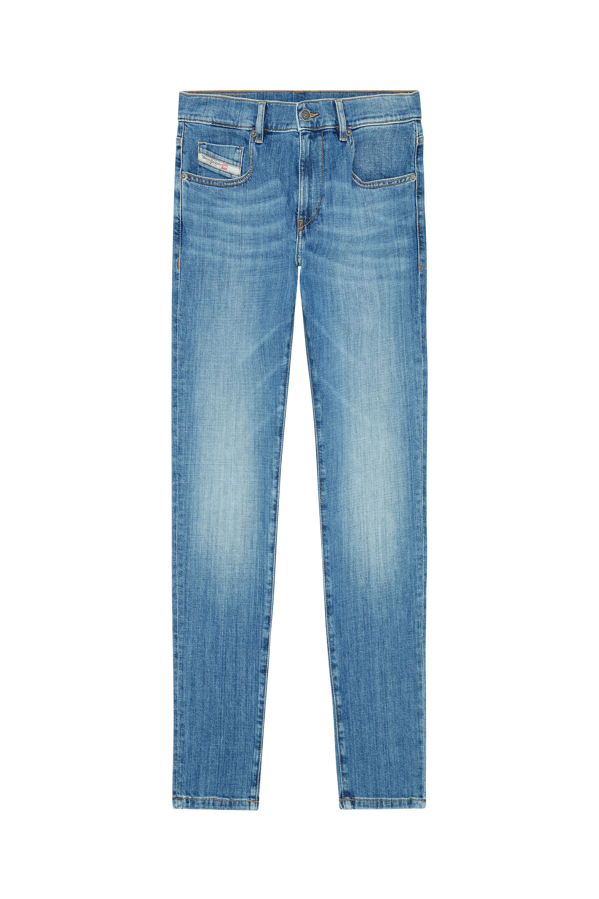 Diesel - 2019 D-Strukt 0EKAI Slim Jeans, Azul medio - Image 2