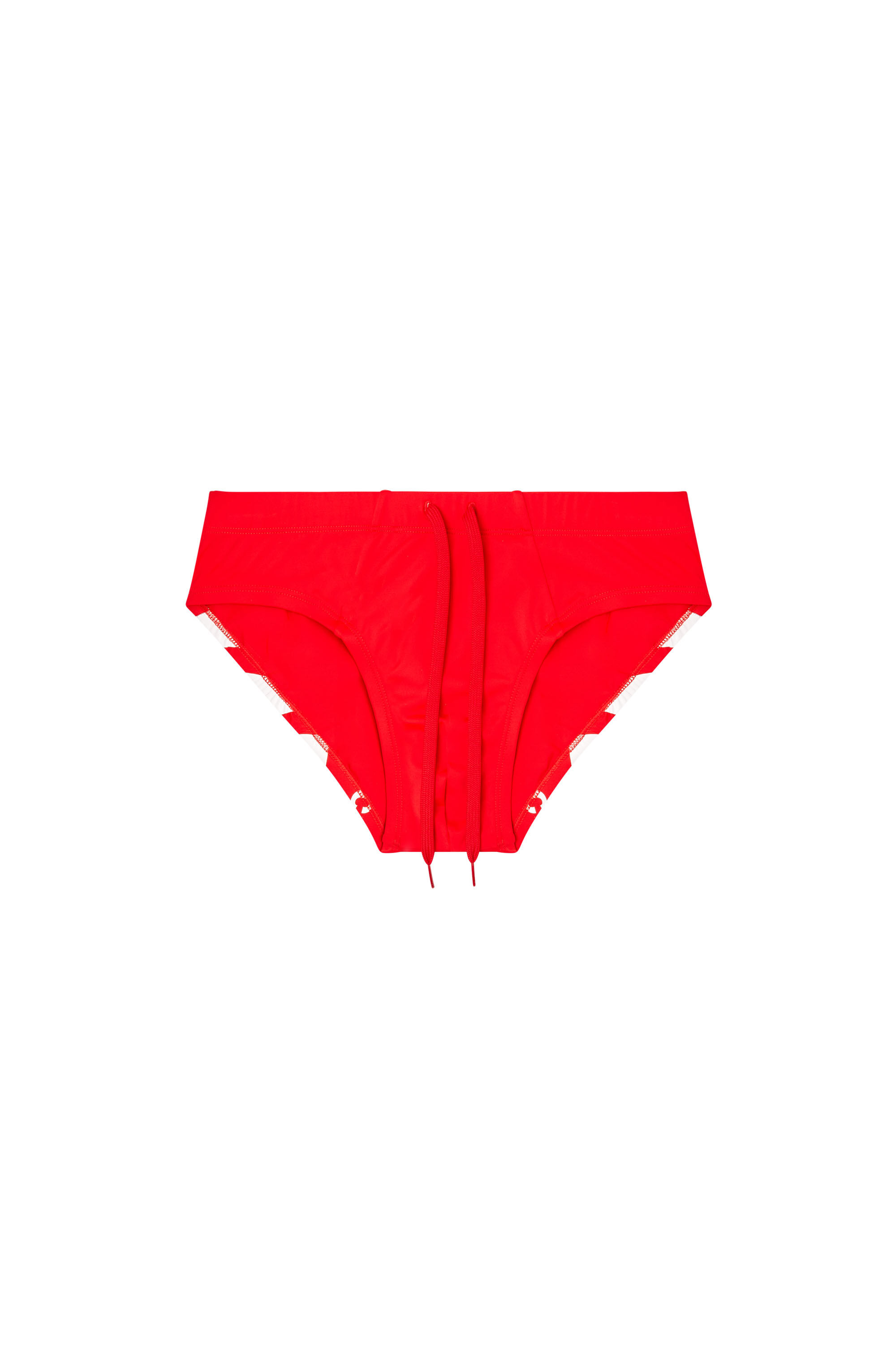 Diesel - ALFIE-D-CORE, Slip de ba&ntilde;o con logotipo en la parte trasera Hombre in Rojo - 4