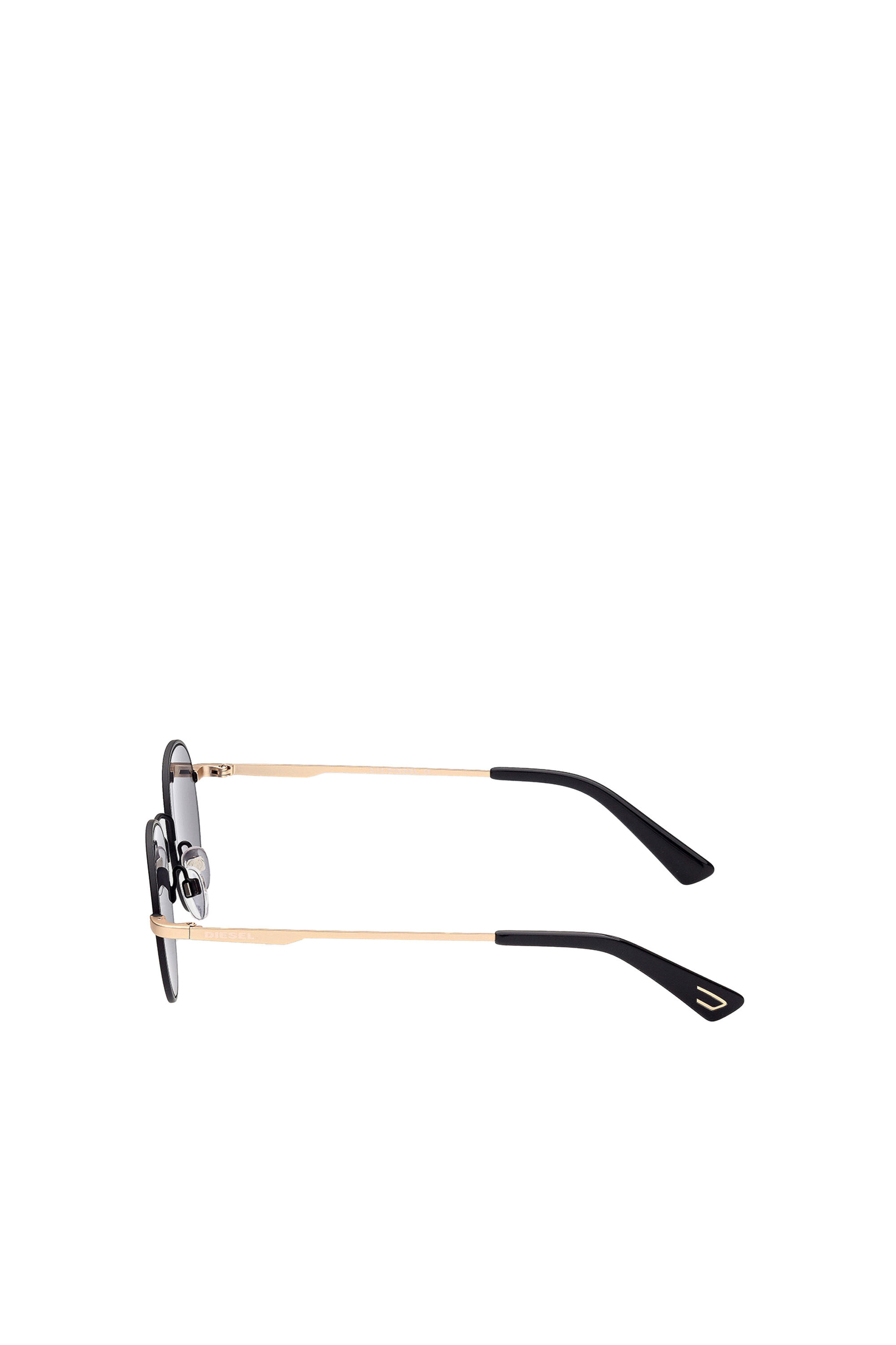 Diesel - DL0290, Gafas ligeras con cristales tintados Unisex in Negro - 4