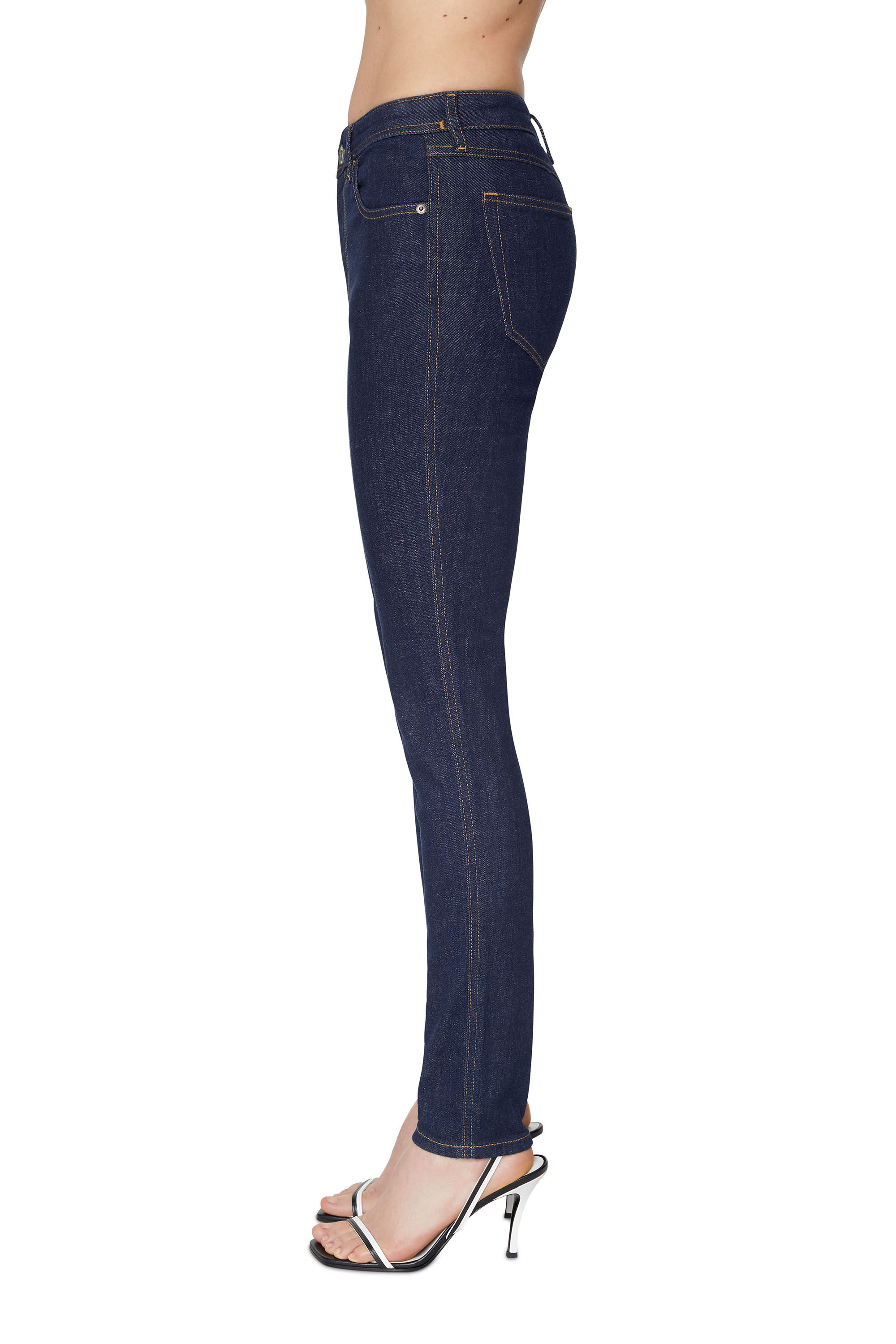 Diesel - Skinny Jeans 2015 Babhila Z9C17, Azul Oscuro - Image 5