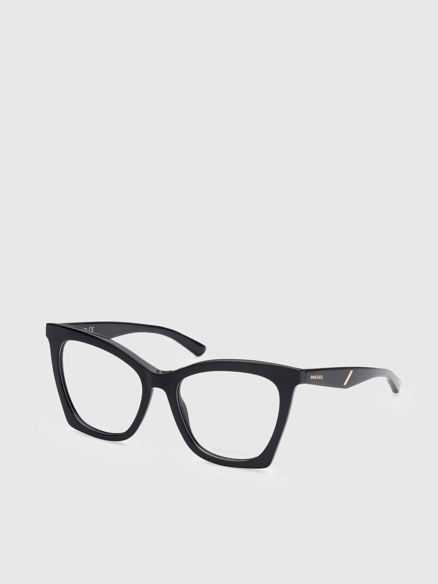 Diesel - DL5400, Gafas con montura oversize en forma de mariposa Mujer in Negro - 2