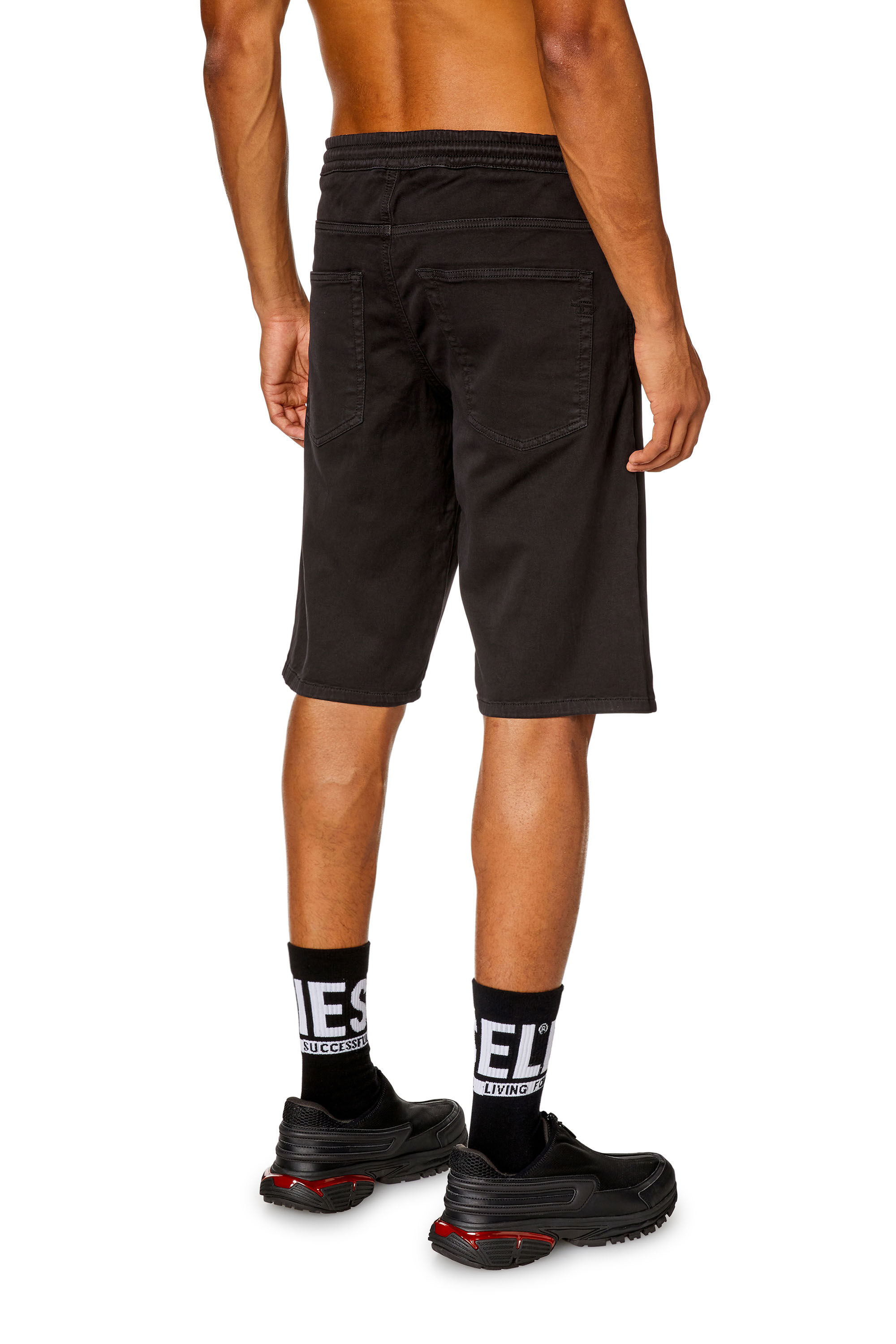 Diesel - 2033 D-KROOLEY-SHORT JOGG, Negro - Image 4