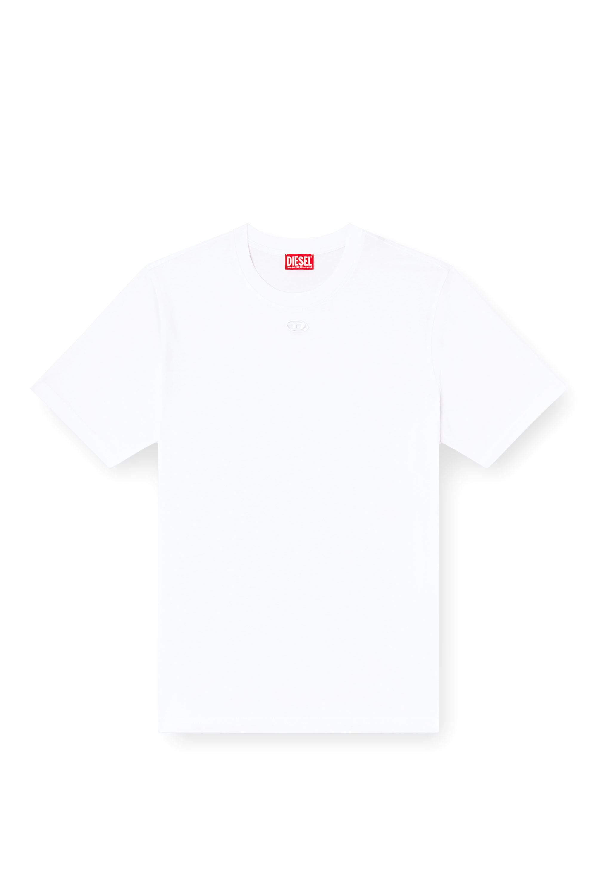 Diesel - T-ADJUST-MAREY, Camiseta con recorte Oval D Hombre in Blanco - 2