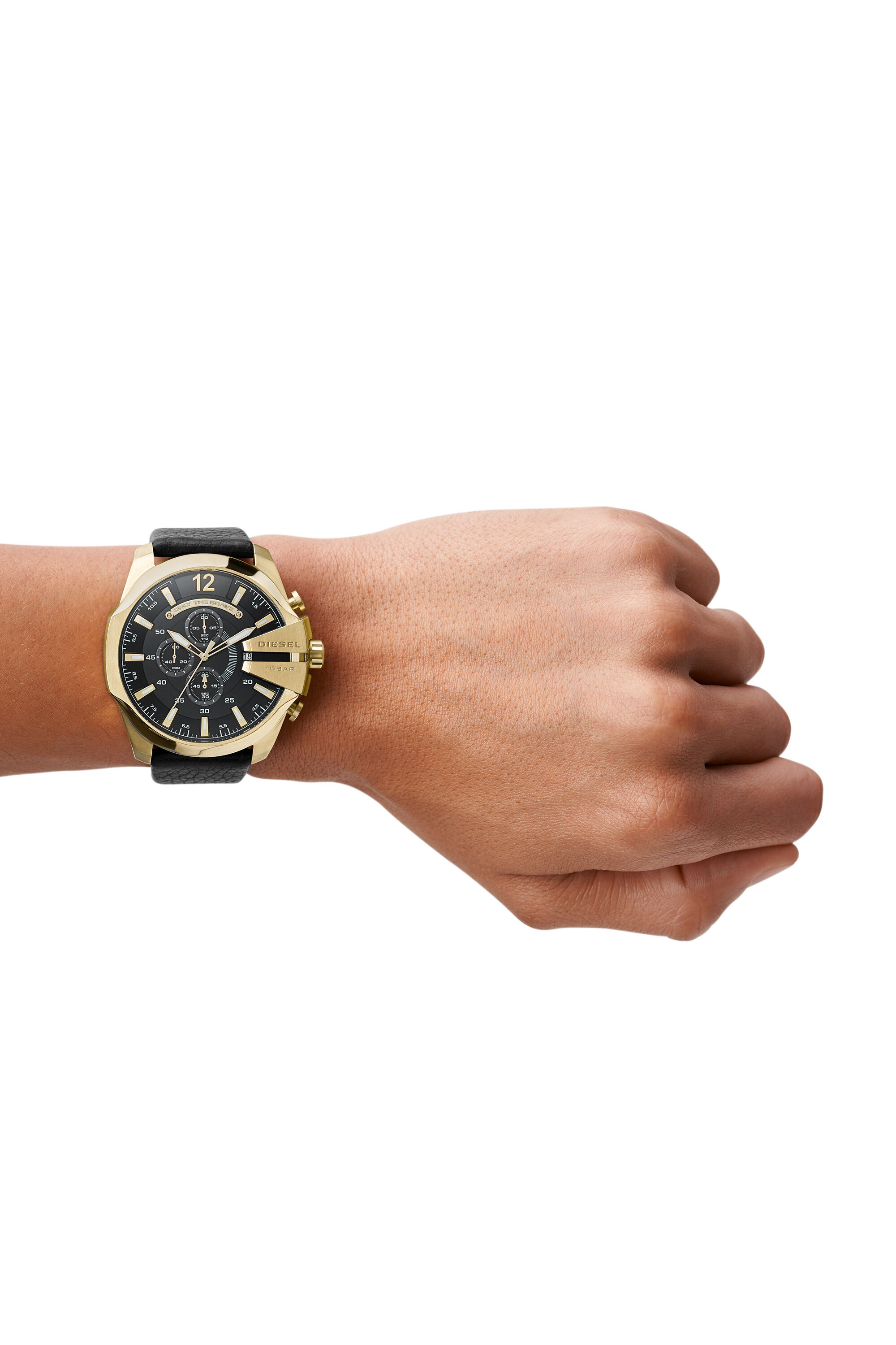 Reloj diesel deals negro con dorado