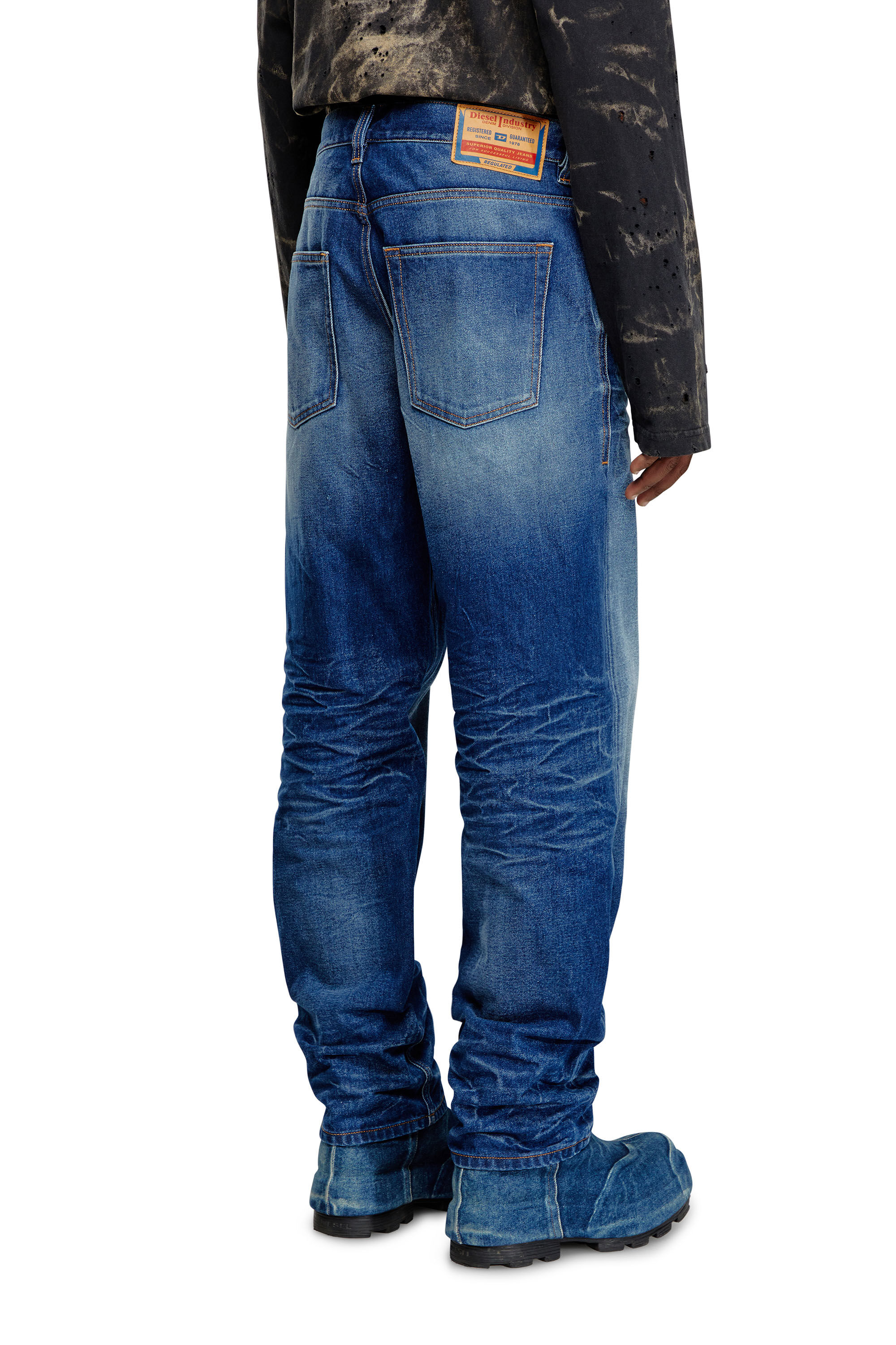 Diesel - Straight Jeans 2010 D-Macs 09I46, Azul medio - Image 4