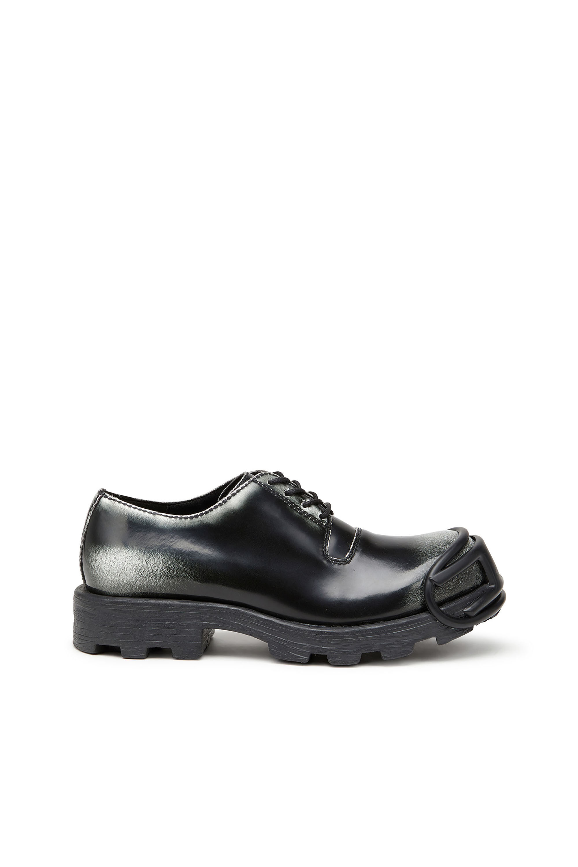 Diesel - D-HAMMER SO D, D-Hammer-Zapatos derby de cuero brillante en dos tonos Hombre in Multicolor - 1
