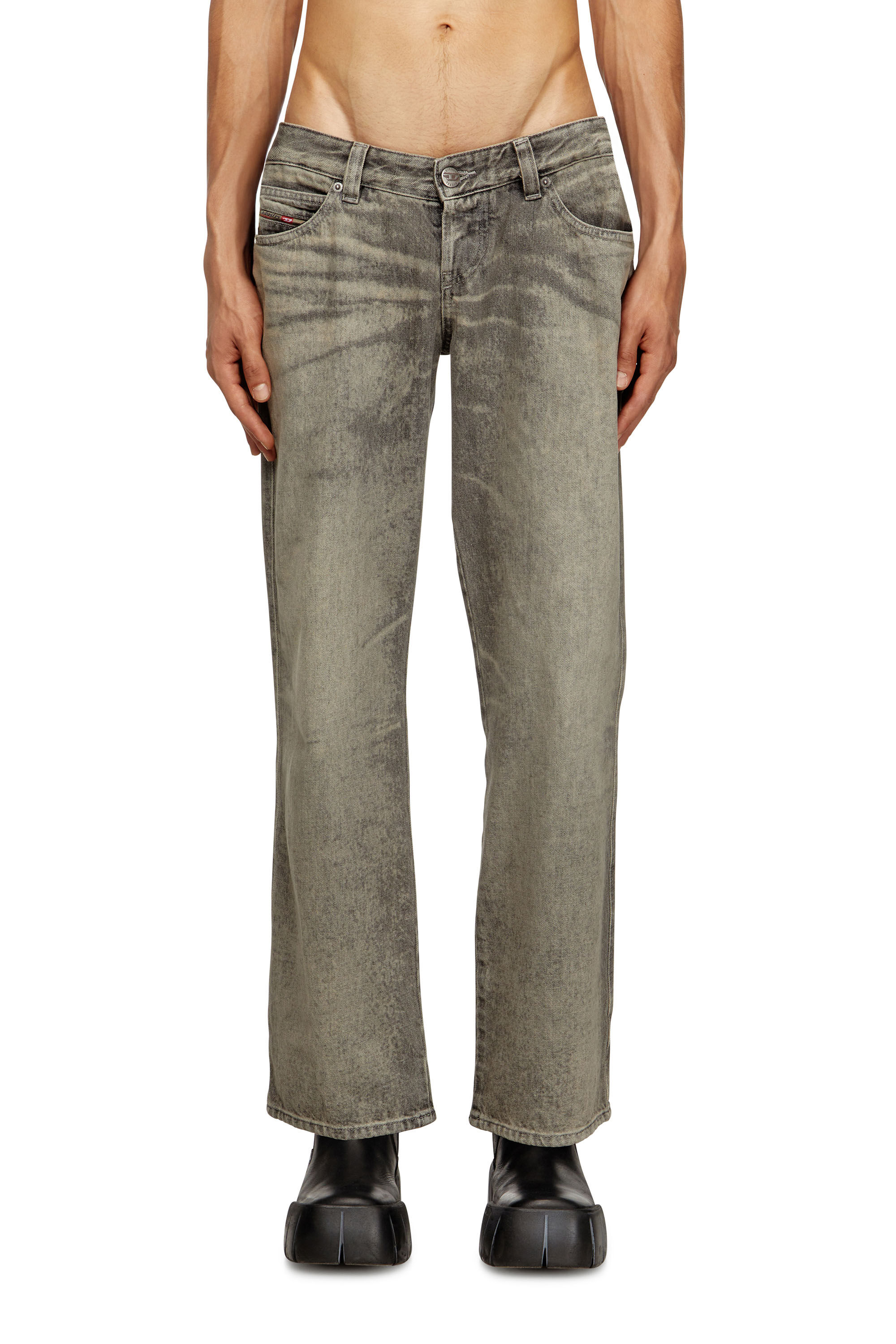 Diesel - Regular Jeans D-Im 007DR Hombre, Gris - 3