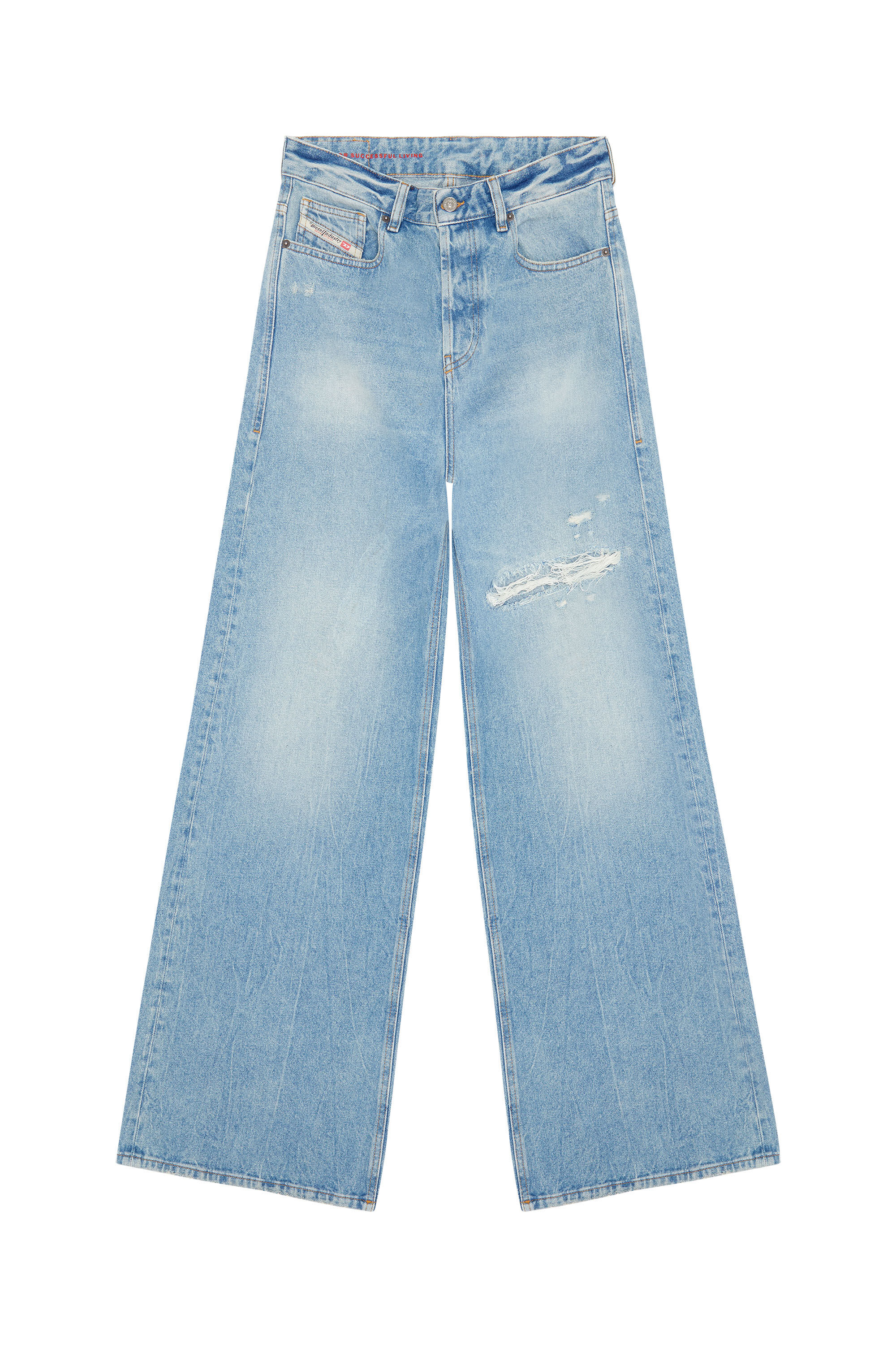 Diesel - Straight Jeans 1996 D-Sire 09E25, Azul Claro - Image 2