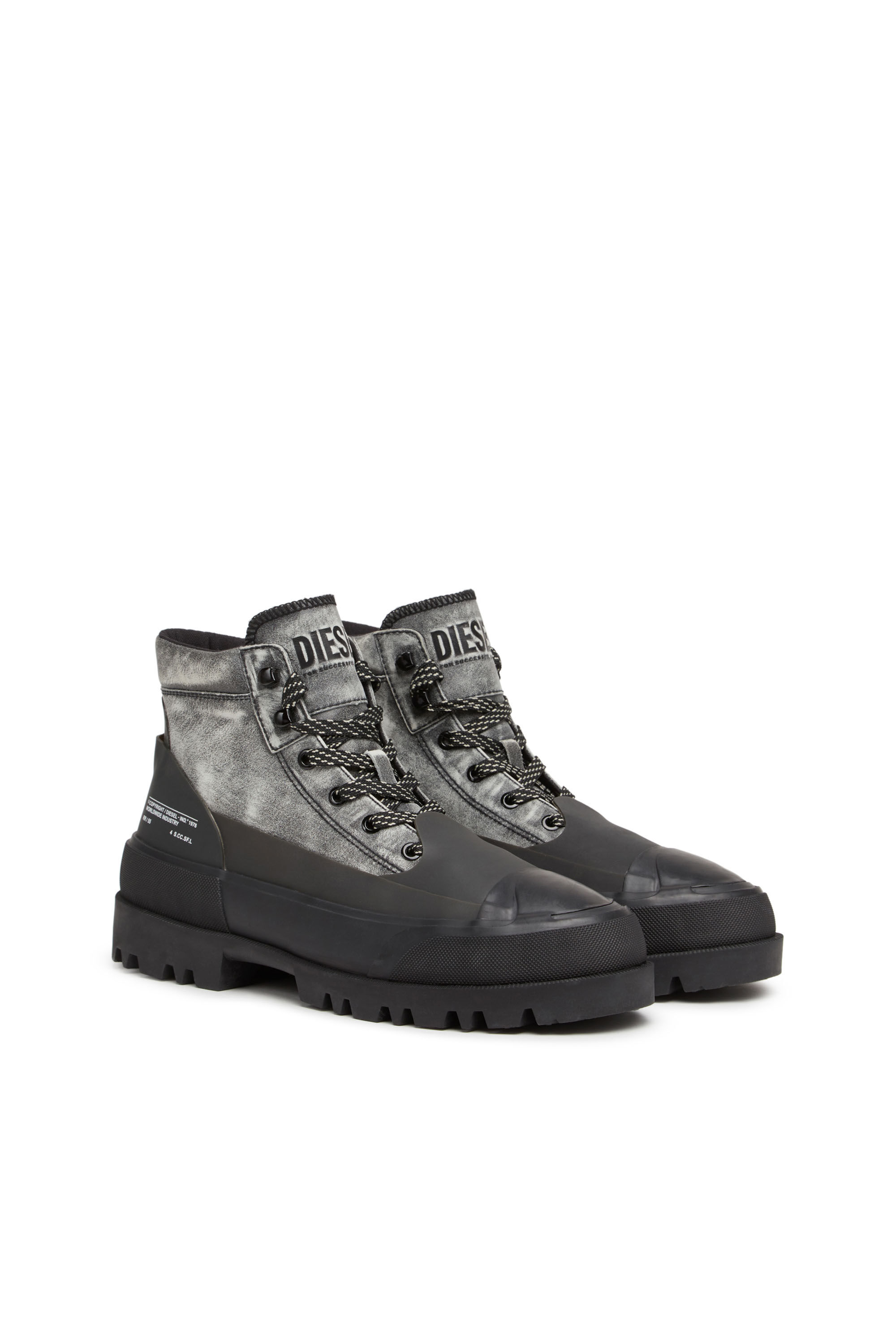 Women s D Hiko BT X Treated leather boots with rubber overlay
